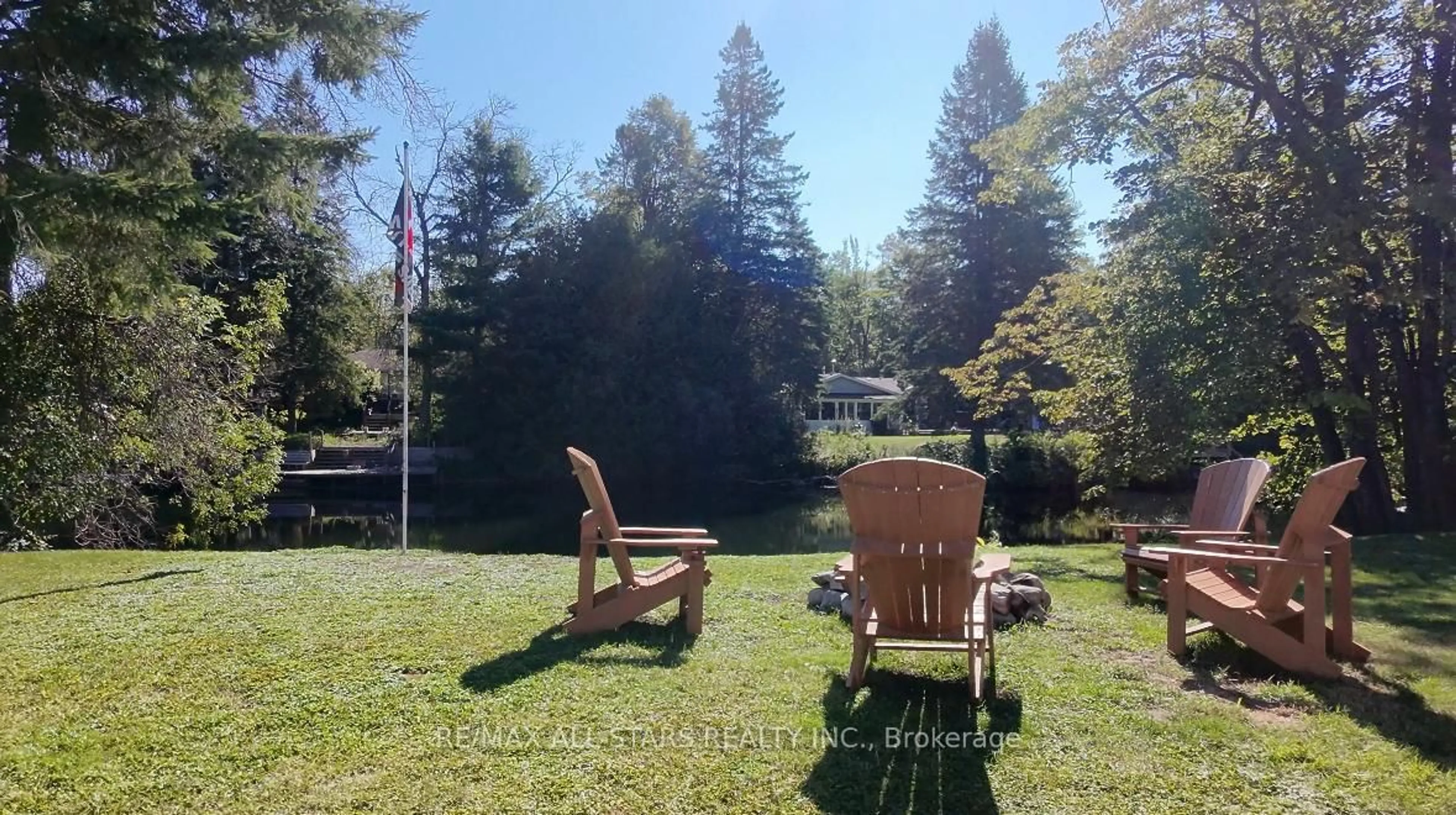 Patio, forest/trees view for 26 Riverbank Rd, Kawartha Lakes Ontario K0M 1N0