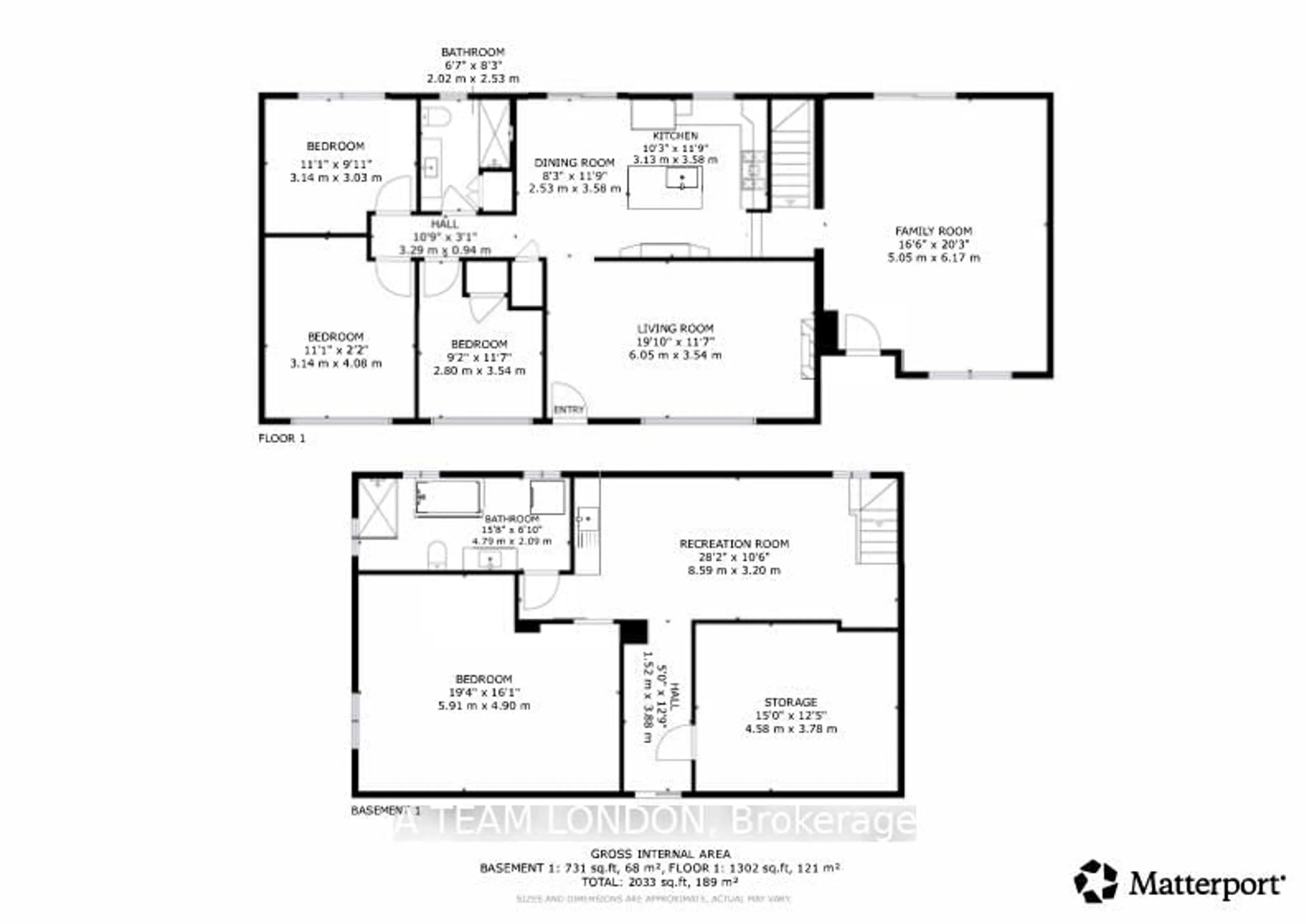 Floor plan for 665 Kildare Rd, London North Ontario N6H 3J1