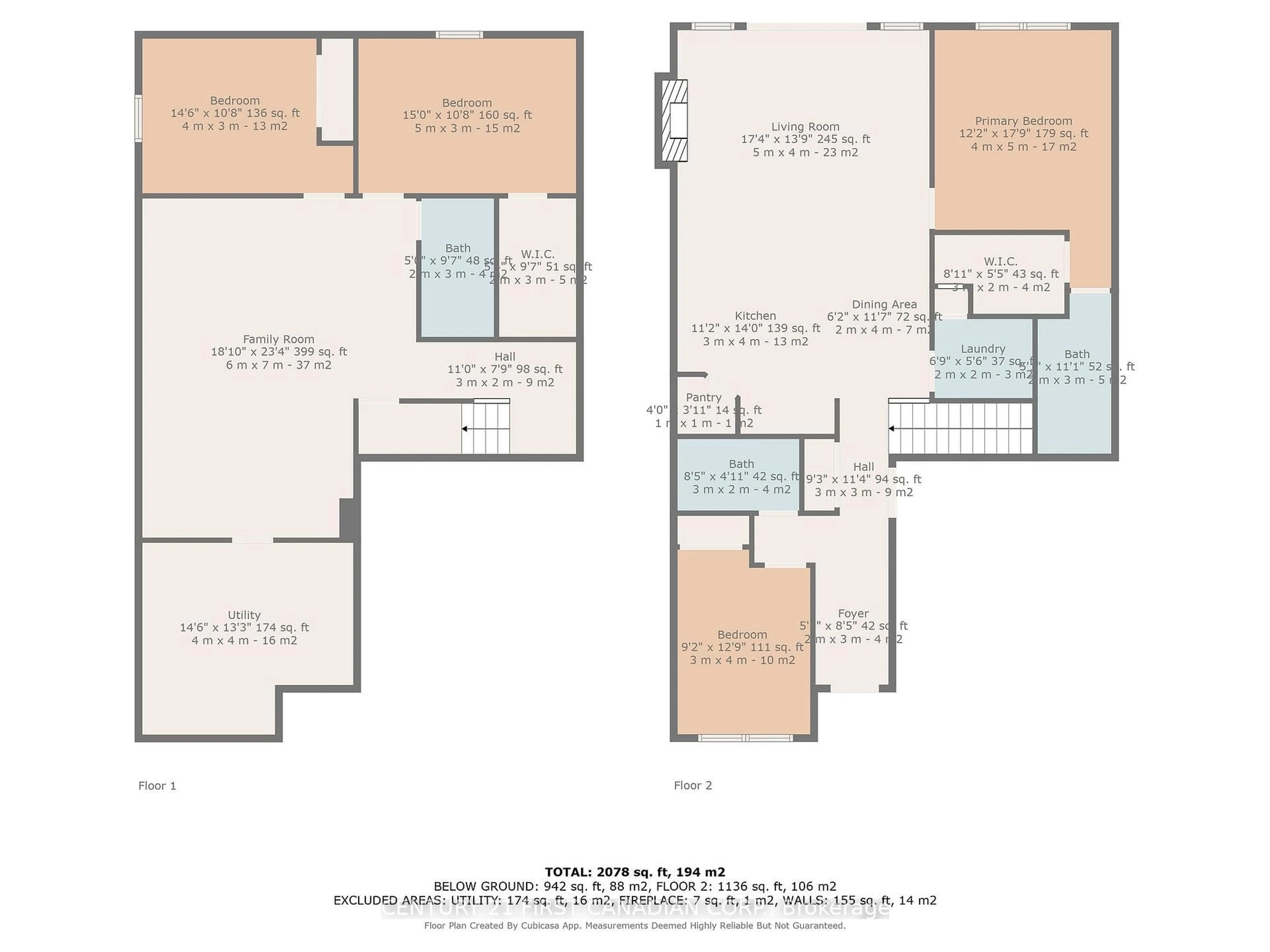 Floor plan for 11 Sheldabren St, North Middlesex Ontario N0M 1A0