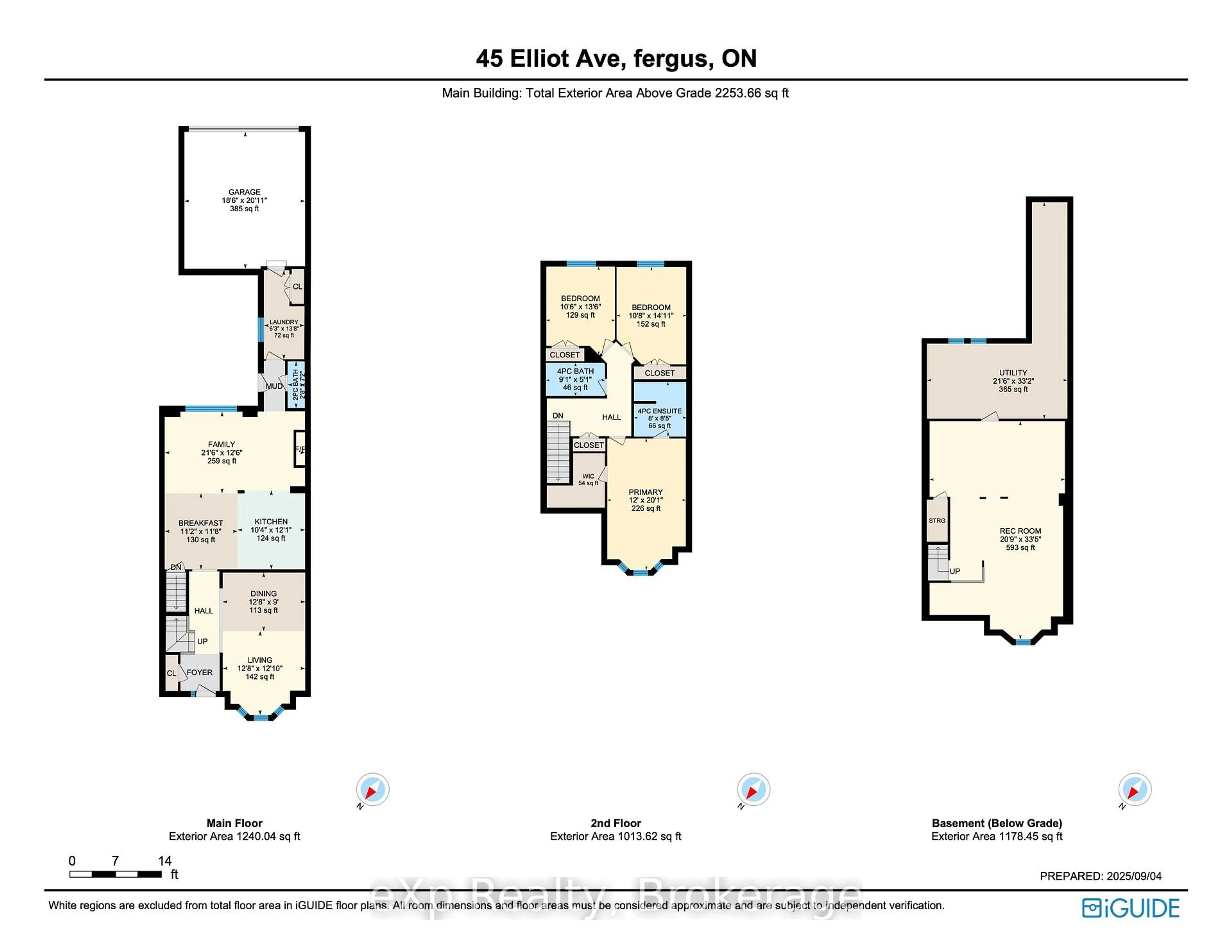 Floor plan for 45 Elliot Ave #2, Centre Wellington Ontario N1M 0H6