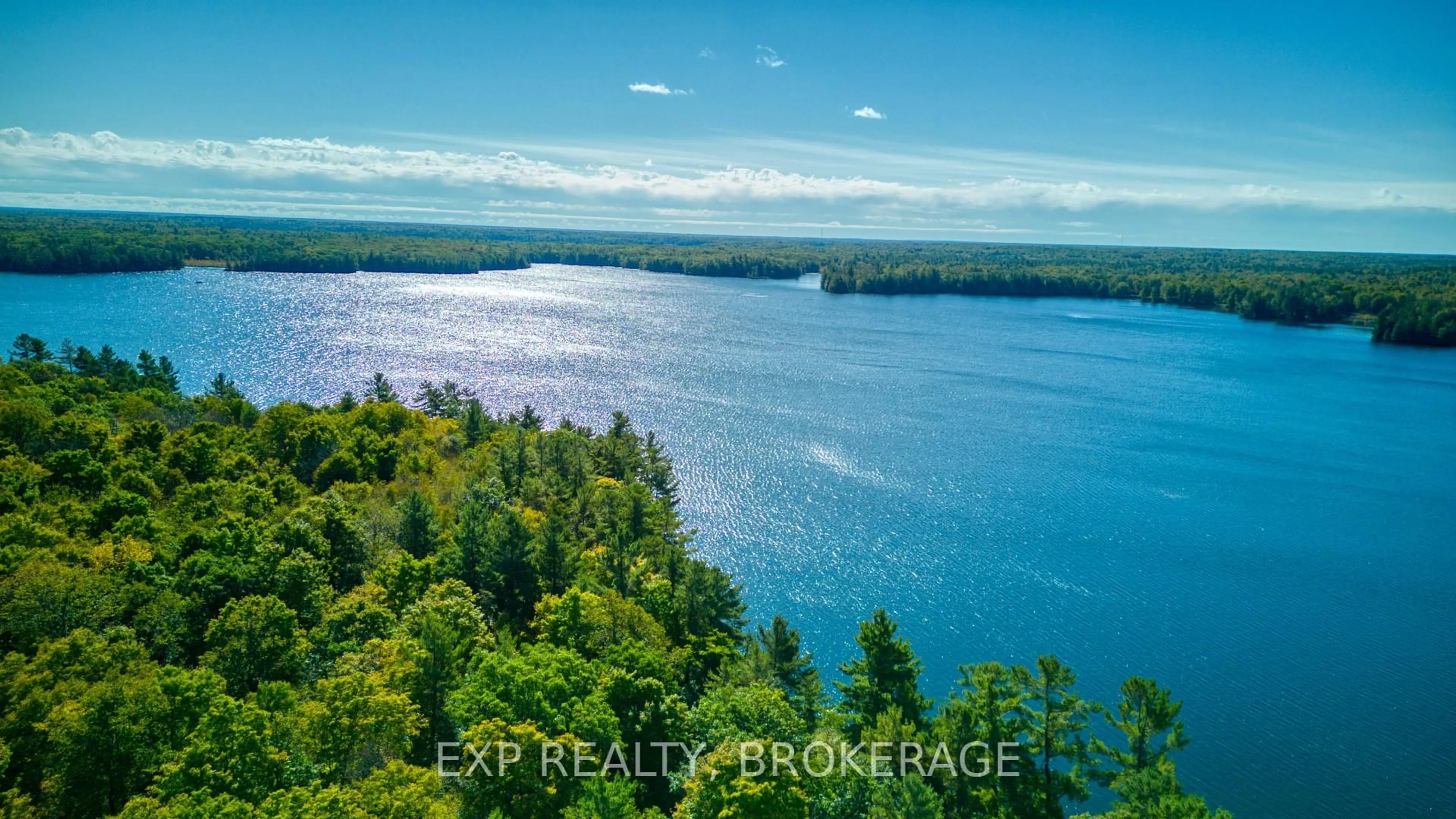 A pic from outside/outdoor area/front of a property/back of a property/a pic from drone, water/lake/river/ocean view for 1506 Williams Lane, Sharbot Lake Ontario K0H 2P0