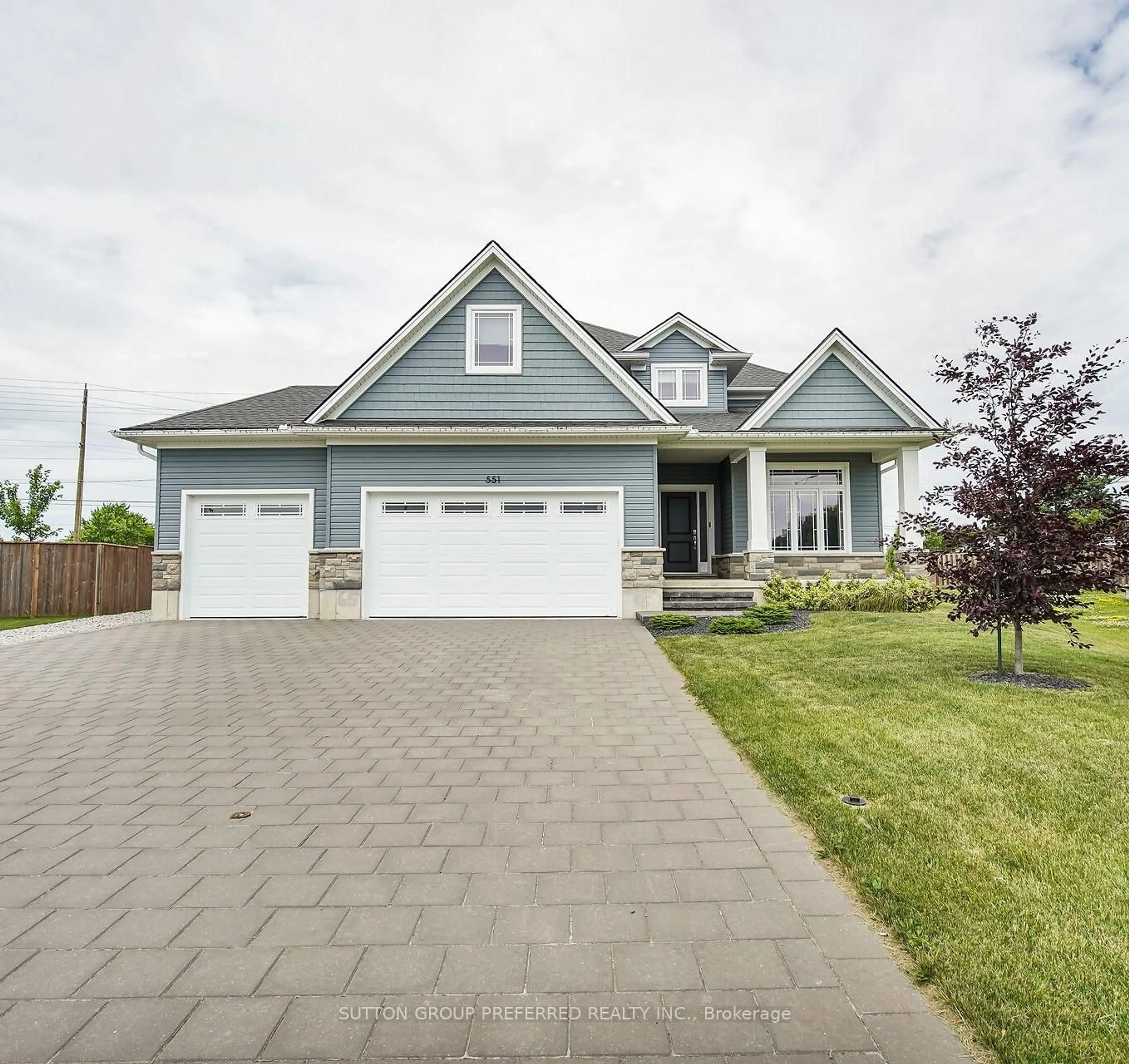 Home with brick exterior material, street for 551 Scenic Crt, Warwick Ontario N0M 2S0