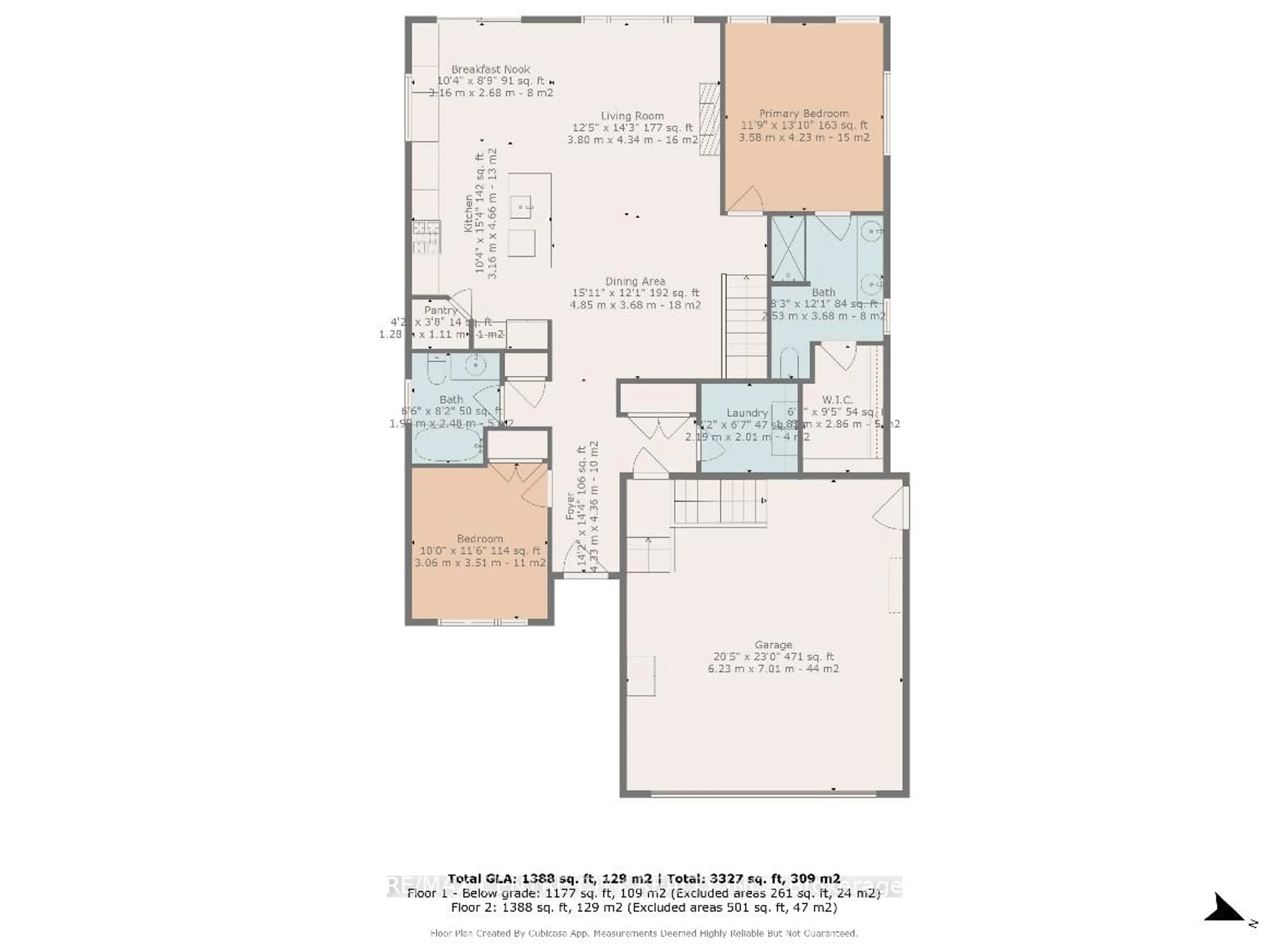 Floor plan for 22 Oakmont St, St. Thomas Ontario N5R 0G3