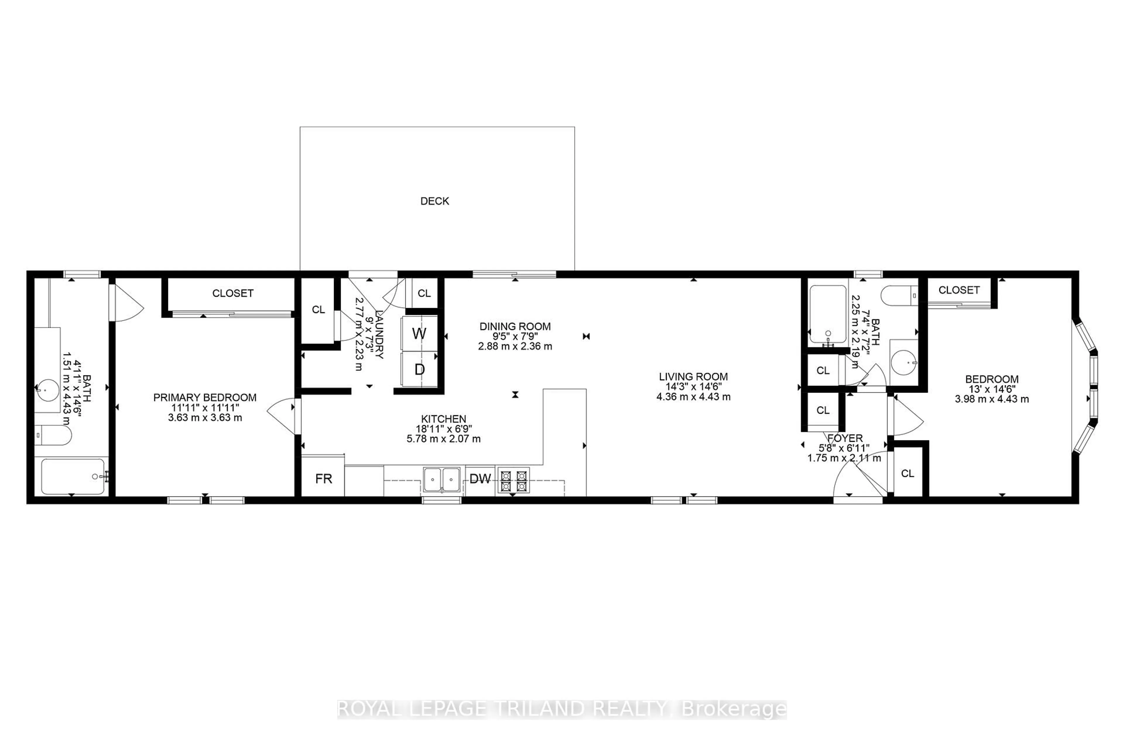 Floor plan for 14 Dominican Lane, Bluewater Ontario N0M 1N0