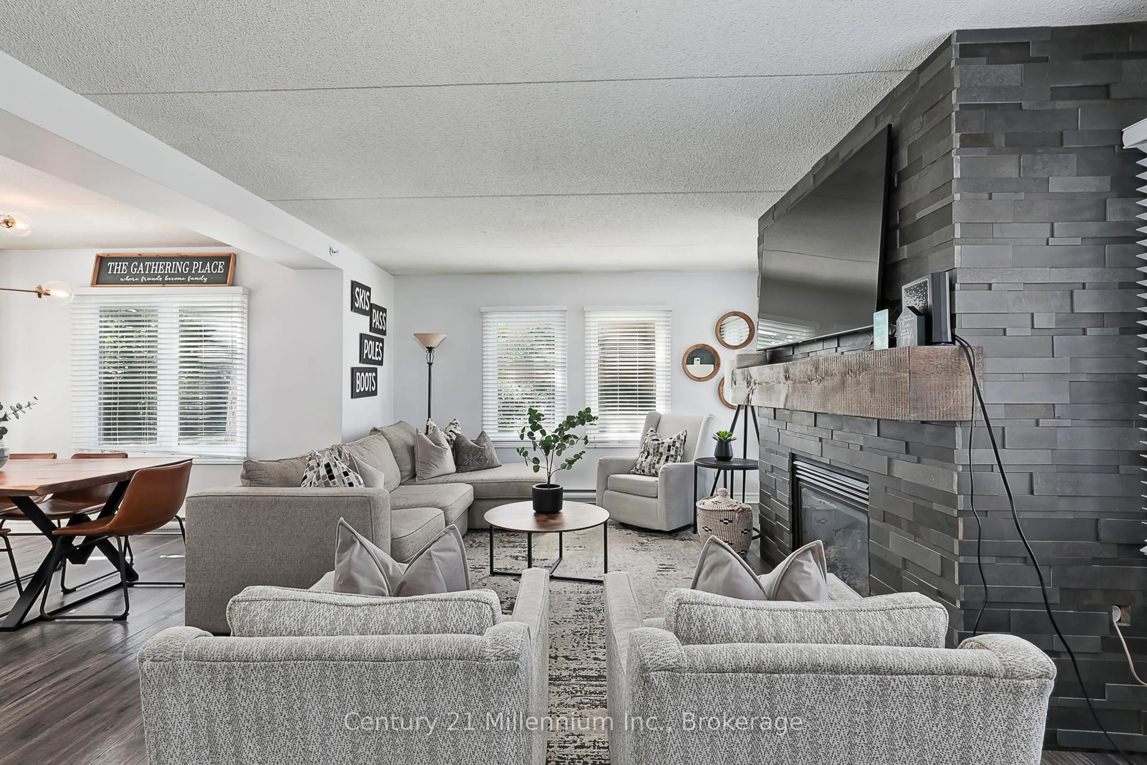 Living room with furniture, unknown for 169 Jozo Weider Blvd #118, Blue Mountains Ontario L9Y 0V2