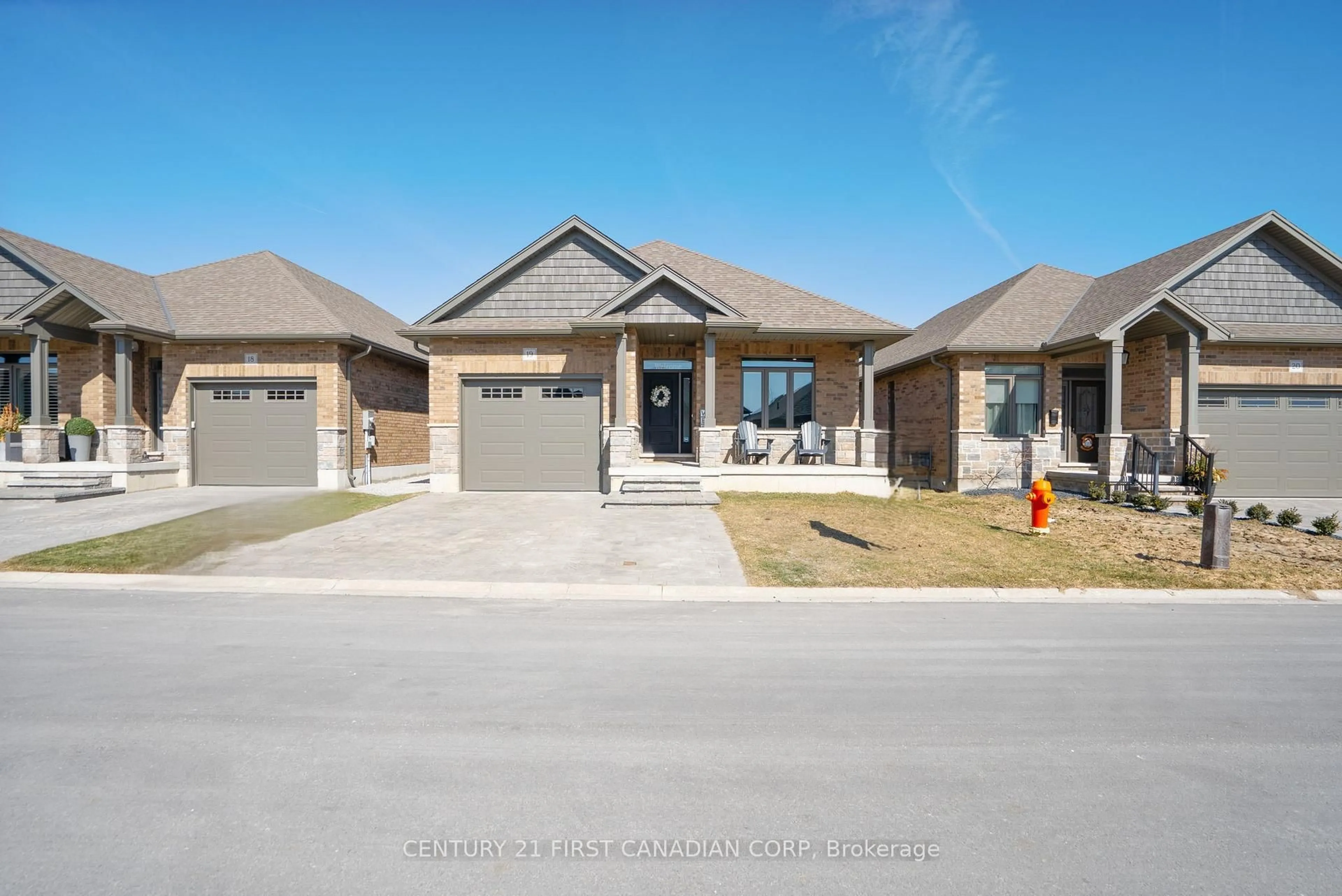 Home with brick exterior material, street for 159 Collins Way #19, Strathroy-Caradoc Ontario N7G 0G8