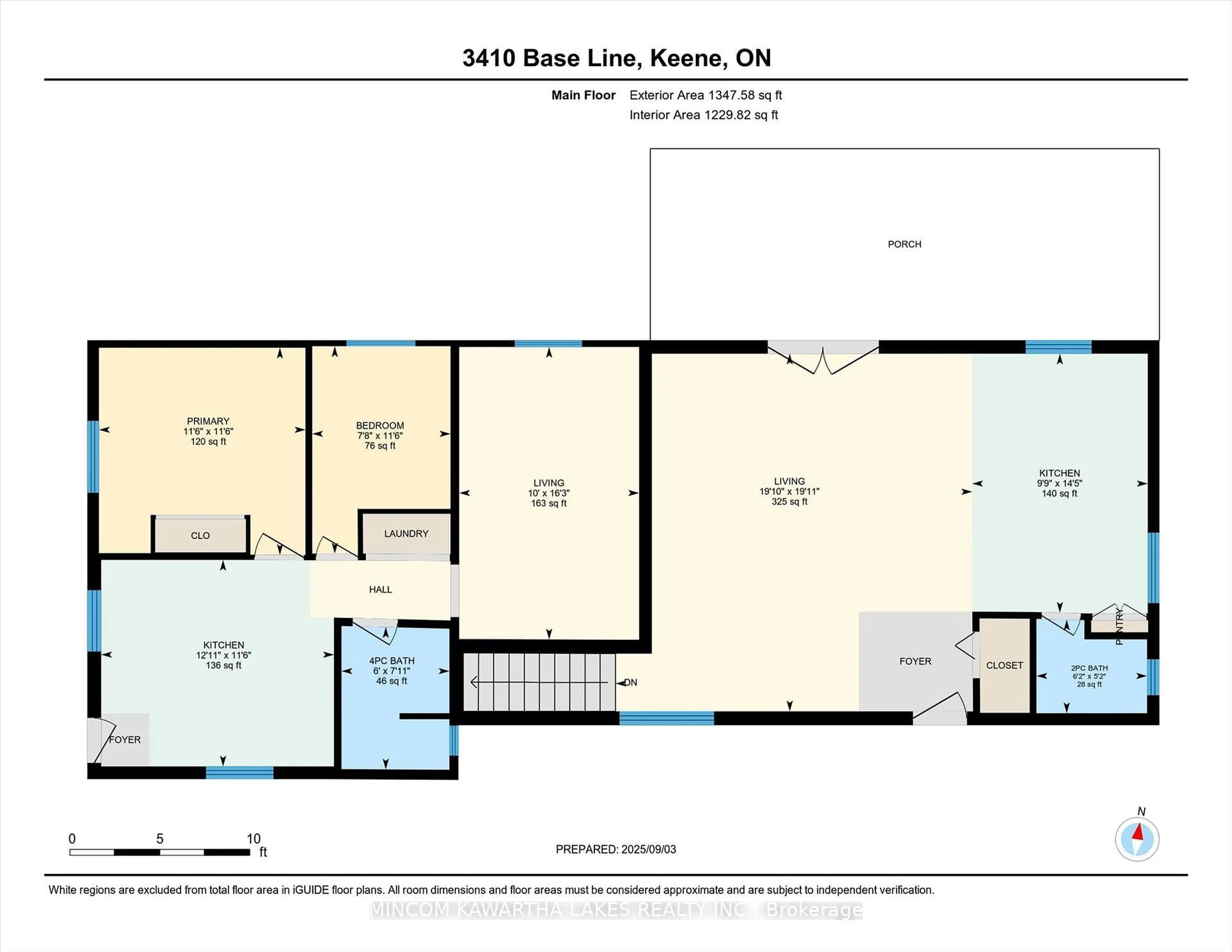 Floor plan for 3410 Baseline Rd, Otonabee-South Monaghan Ontario K0L 2G0