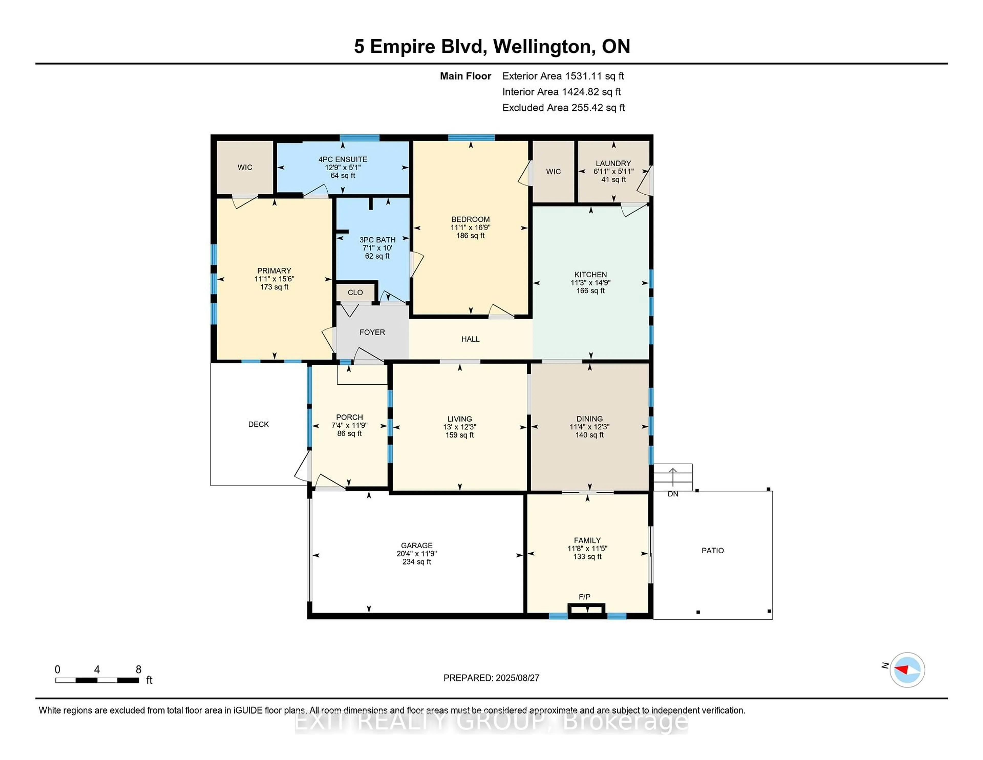 Floor plan for 5 Empire Blvd, Prince Edward County Ontario K0K 3L0