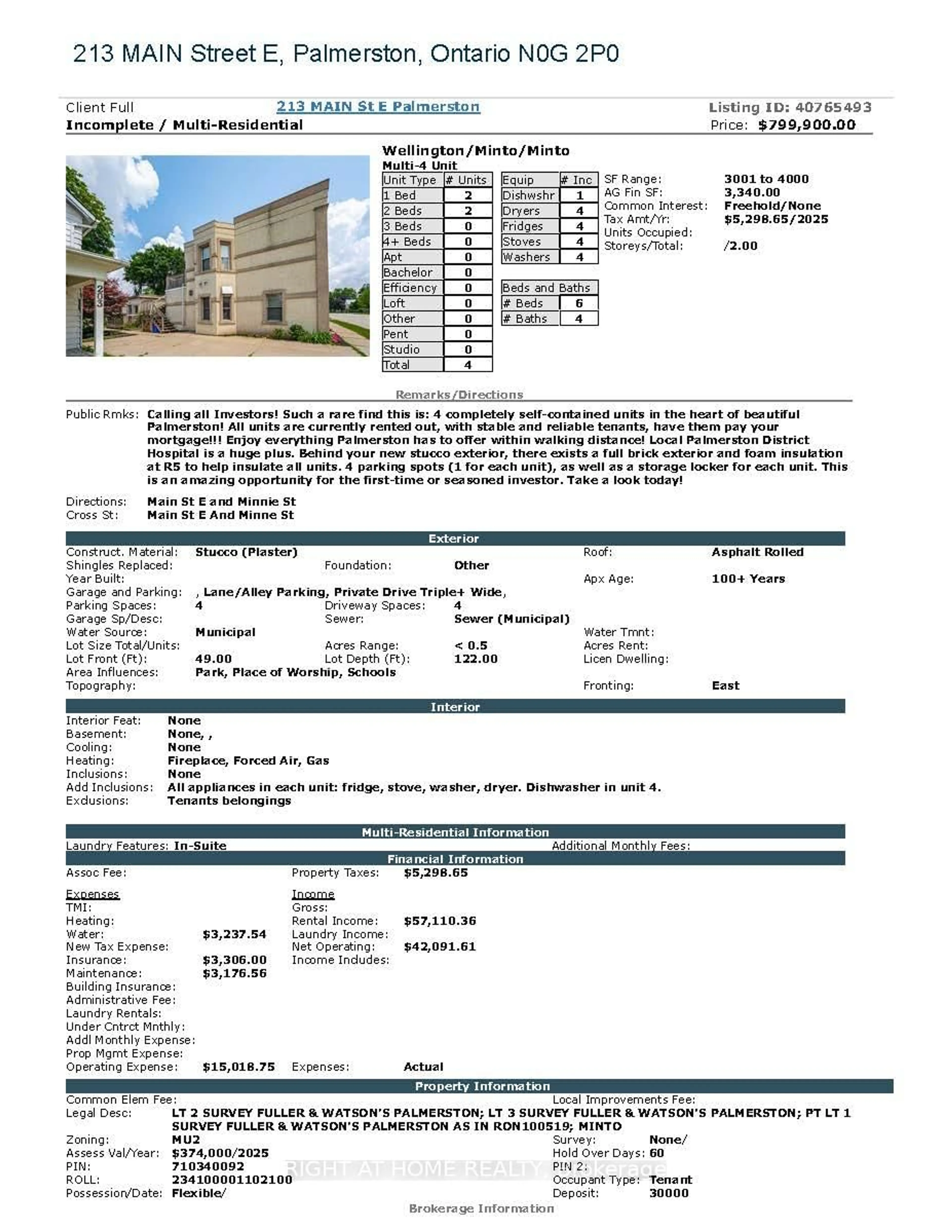 Floor plan for 213 Main St, Minto Ontario N0G 2P0