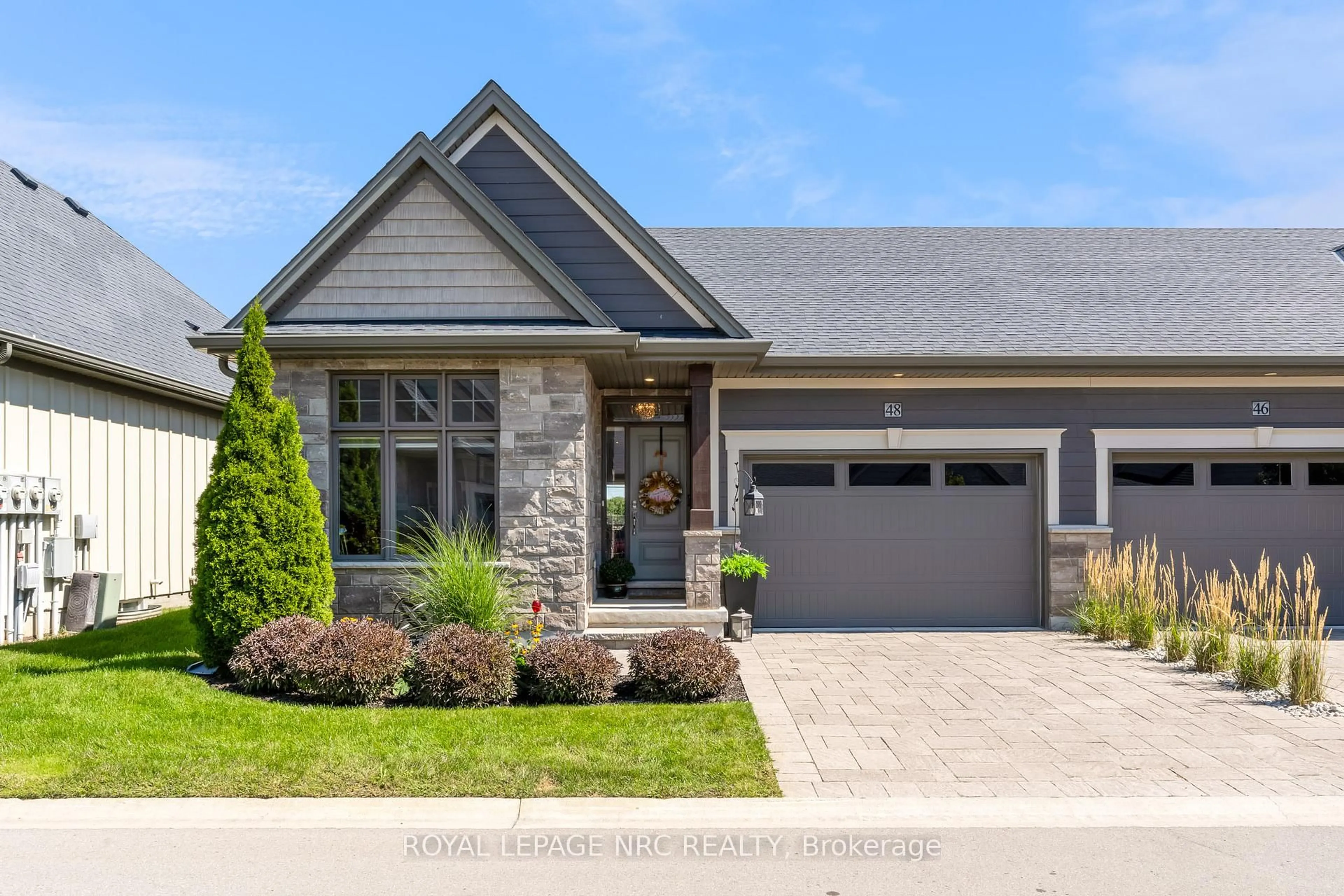 Home with brick exterior material, street for 180 Port Robinson Rd #48, Pelham Ontario L0S 1E6