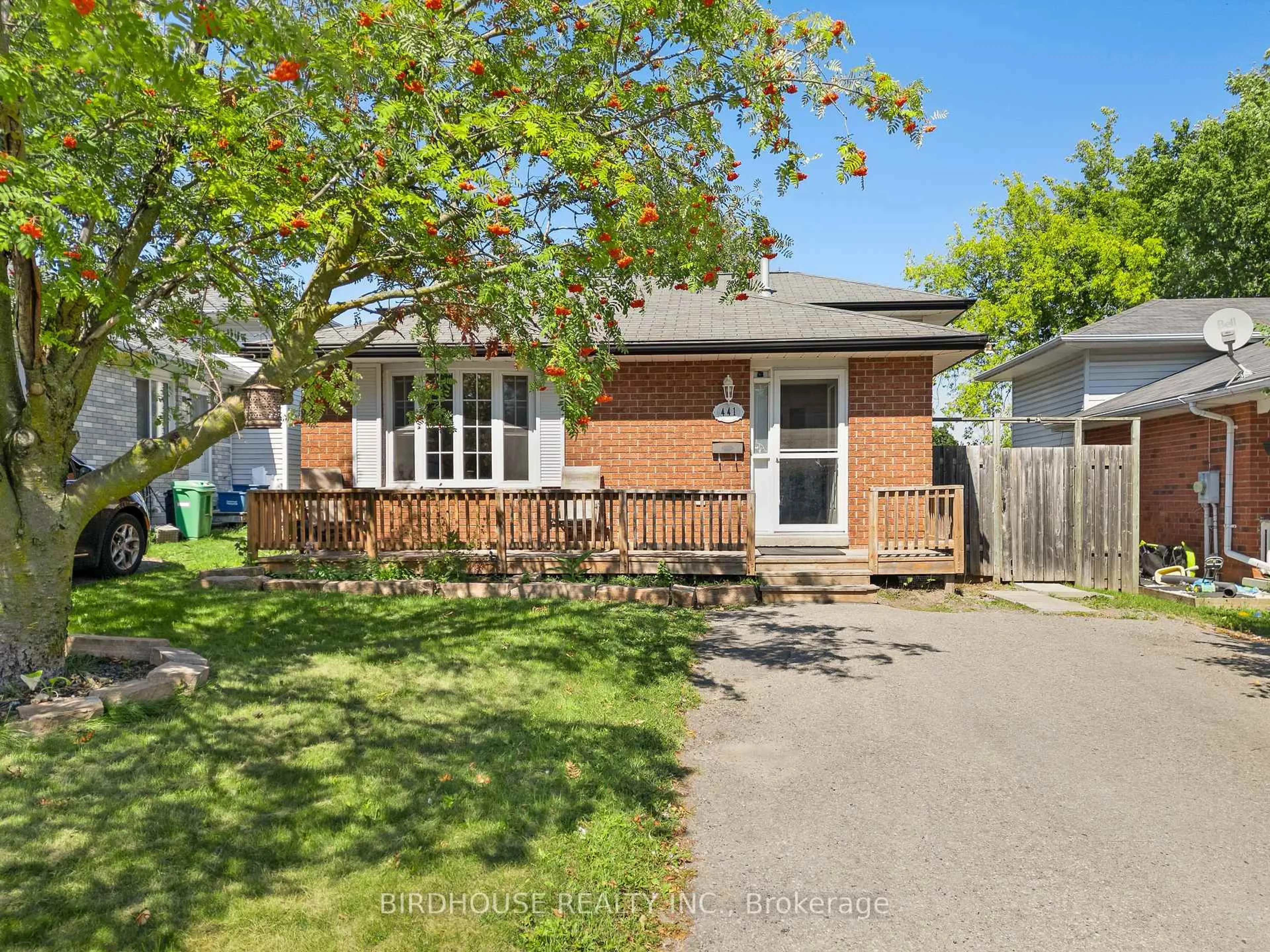 A pic from outside/outdoor area/front of a property/back of a property/a pic from drone, street for 441 Crystal Dr, Peterborough South Ontario K9J 8L3