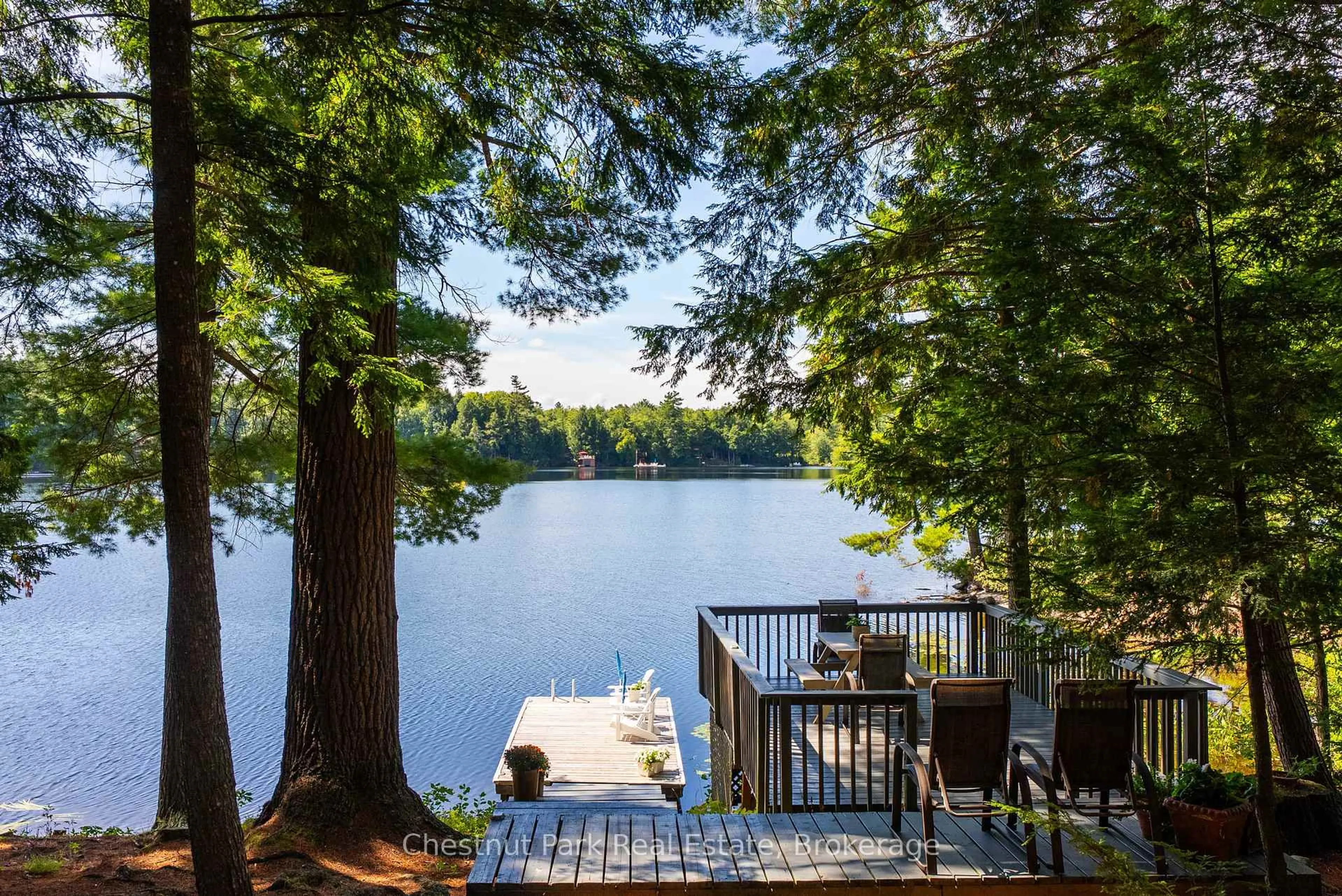 Patio, water/lake/river/ocean view for 1192 Whites Rd #5, Muskoka Lakes Ontario P0B 1J0