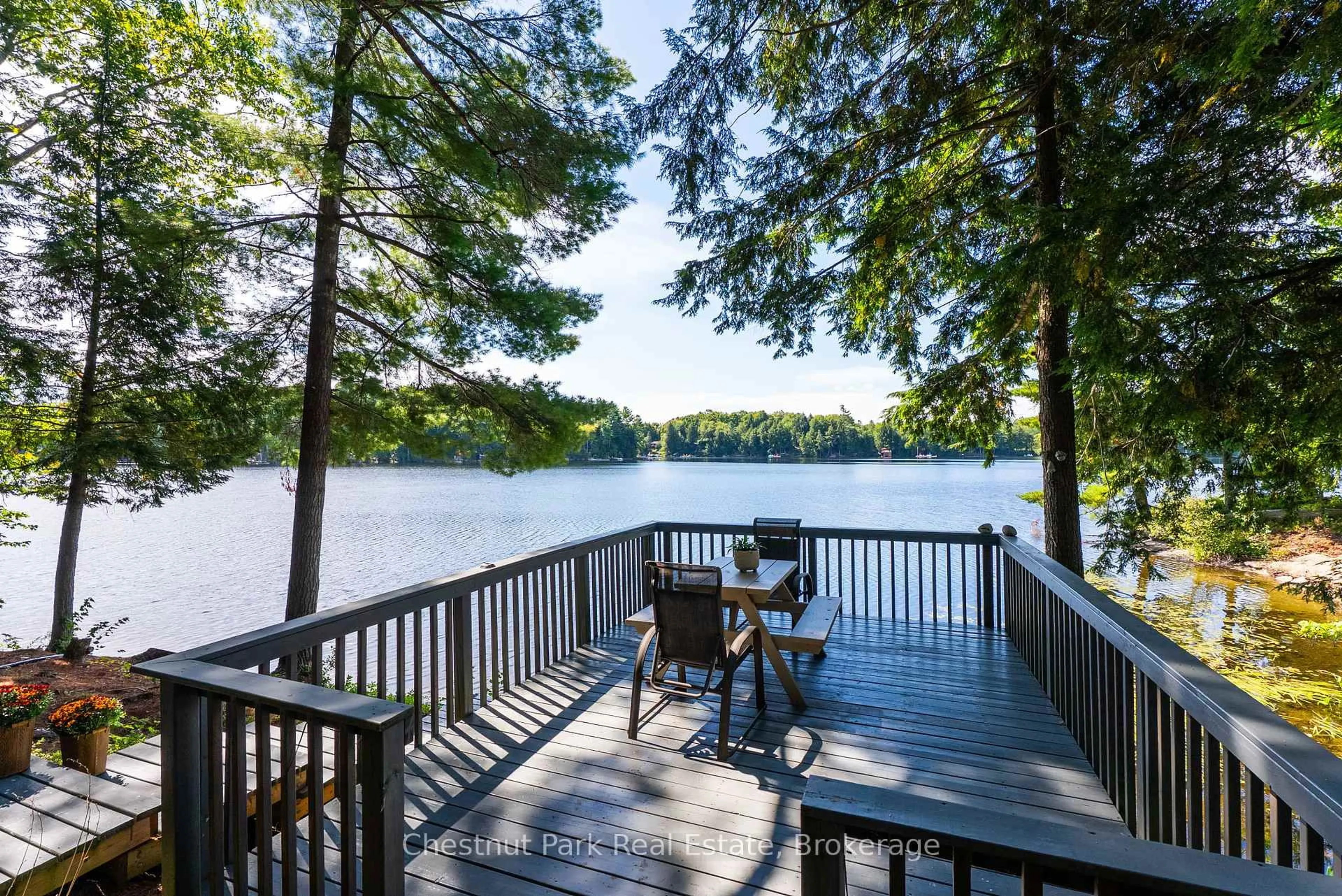 Patio, water/lake/river/ocean view for 1192 Whites Rd #5, Muskoka Lakes Ontario P0B 1J0