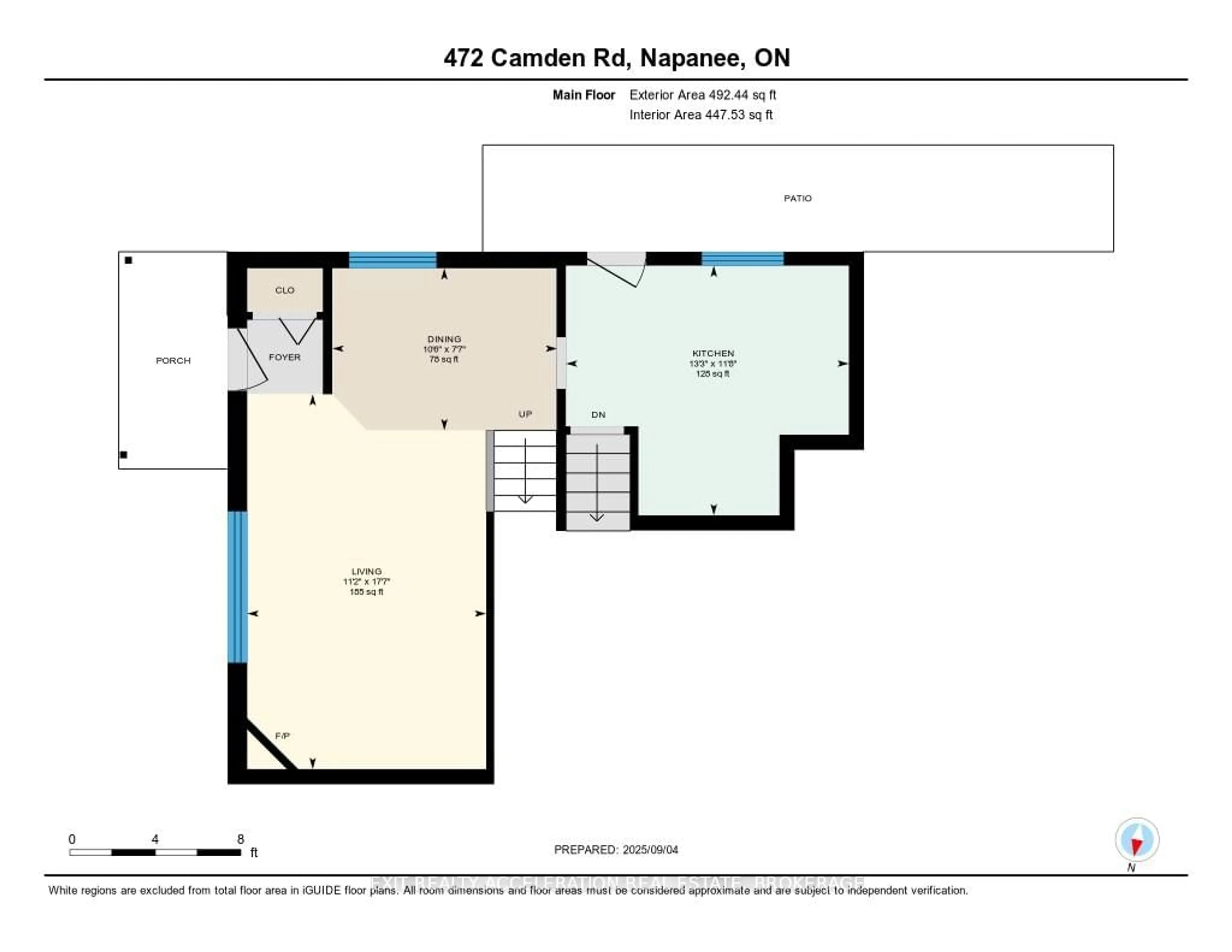 Floor plan for 472 Camden Rd, Greater Napanee Ontario K7R 1G1
