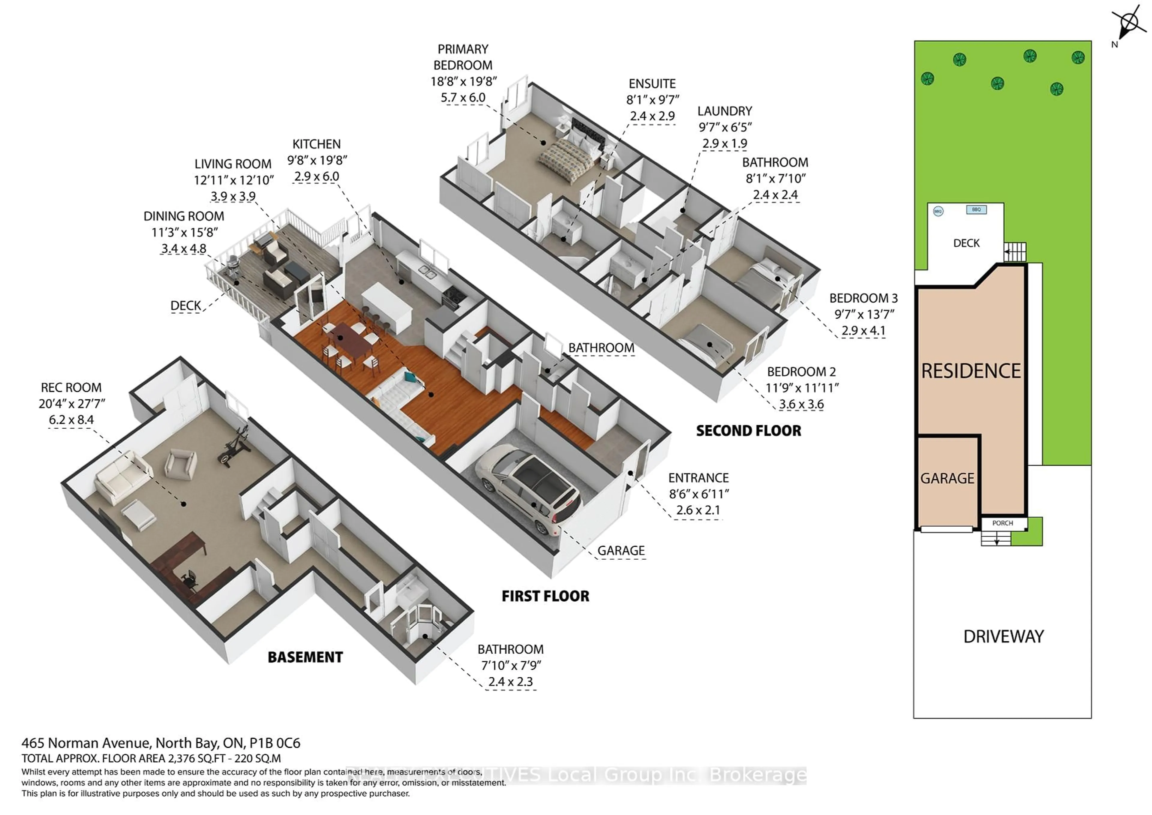 Floor plan for 465 NORMAN Ave, North Bay Ontario P1B 0C6