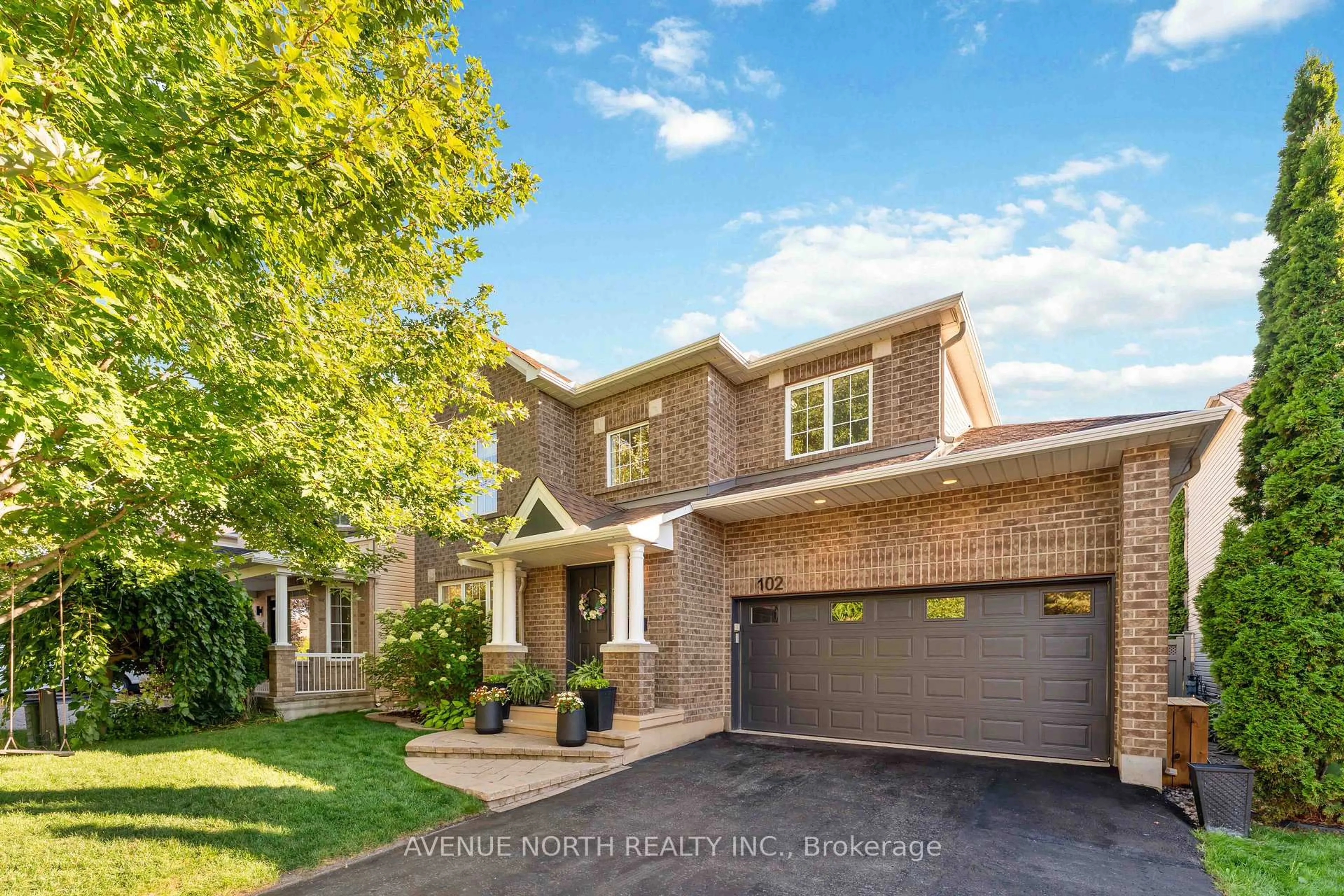 Home with brick exterior material, street for 102 Chancery Cres, Ottawa Ontario K4A 4N3