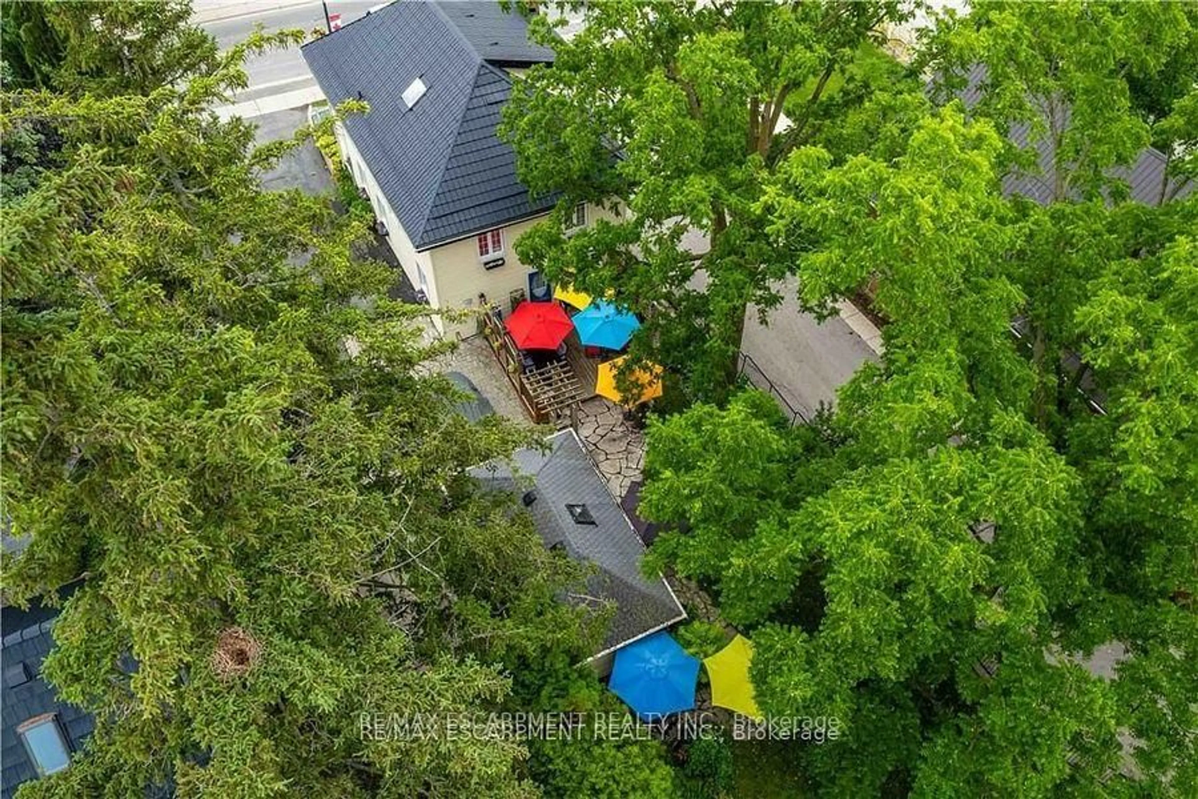 A pic from outside/outdoor area/front of a property/back of a property/a pic from drone, street for 99 Argyle St, Haldimand Ontario N3W 1B8