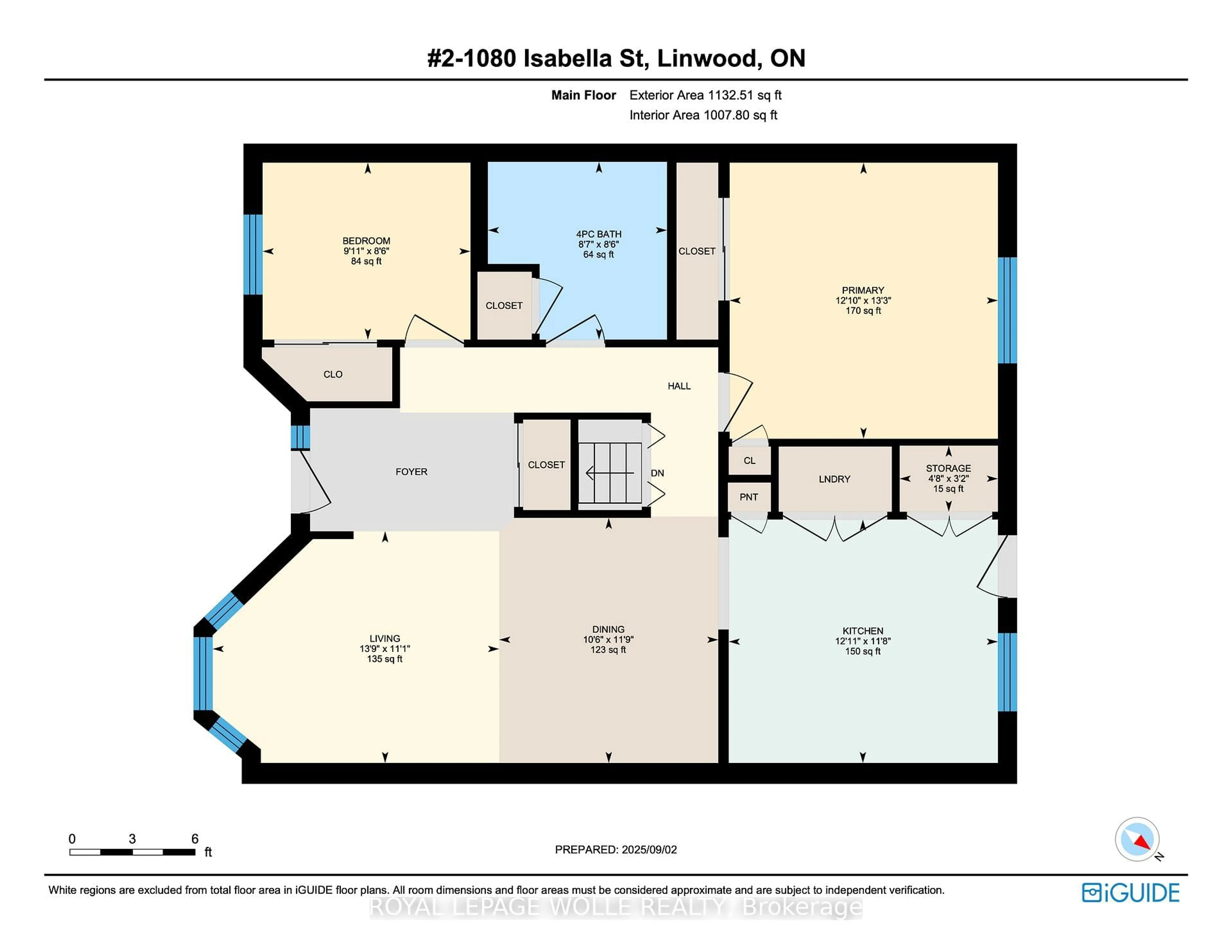 Floor plan for 1080 Isabella St ##2, Wellesley Ontario N0B 2A0