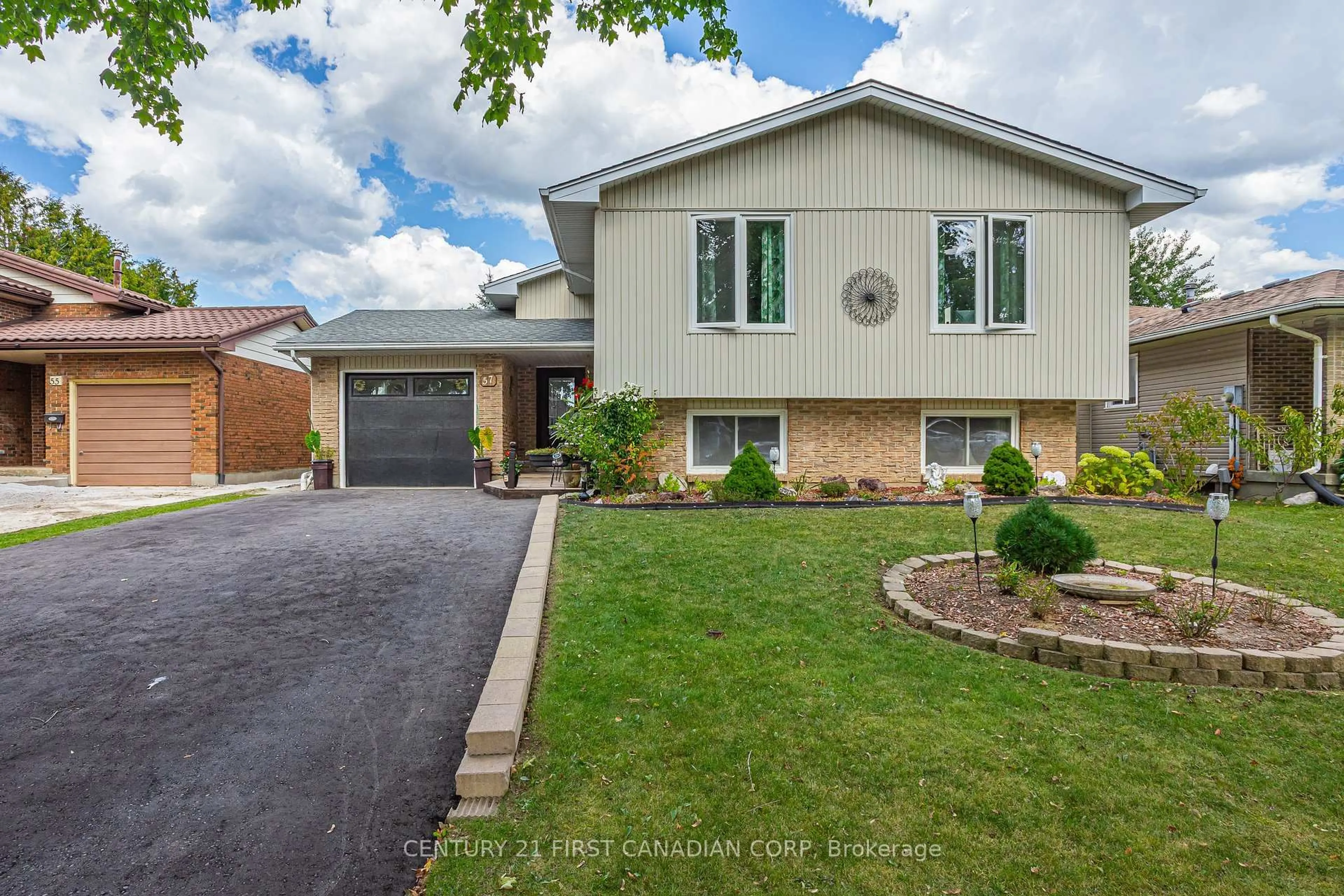Home with brick exterior material, street for 57 Tumbleweed Cres, London South Ontario N6E 2N6