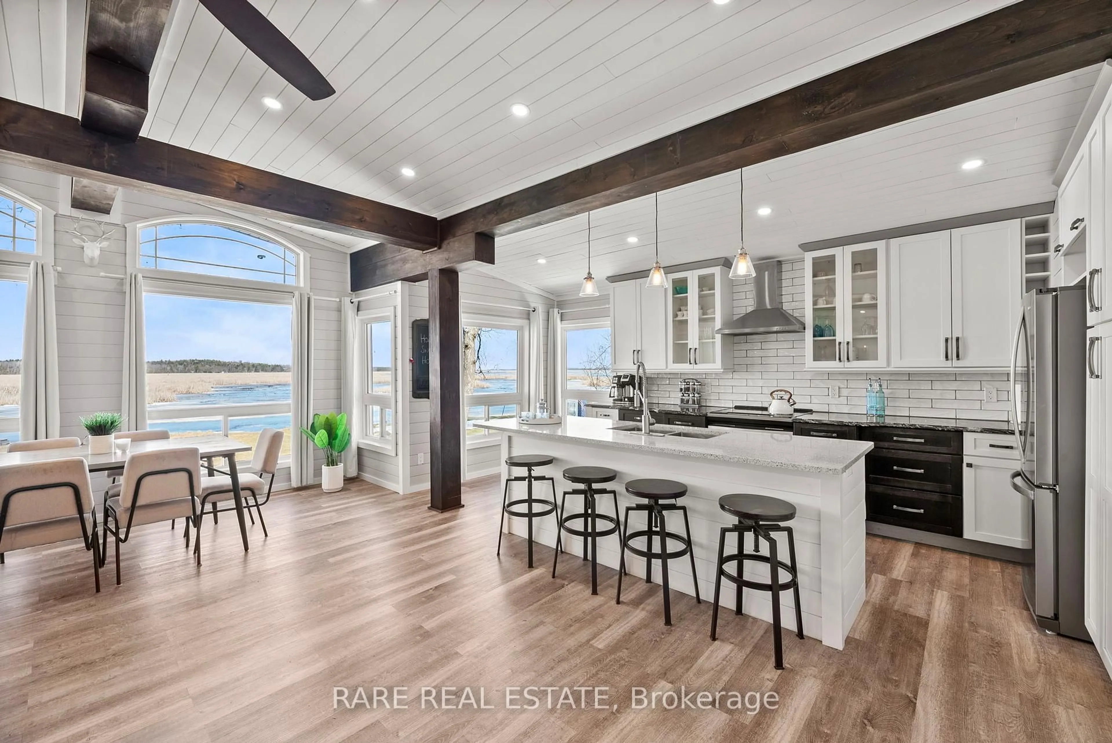 Open concept kitchen, unknown for 168 Charlore Park Dr, Kawartha Lakes Ontario K0L 2W0