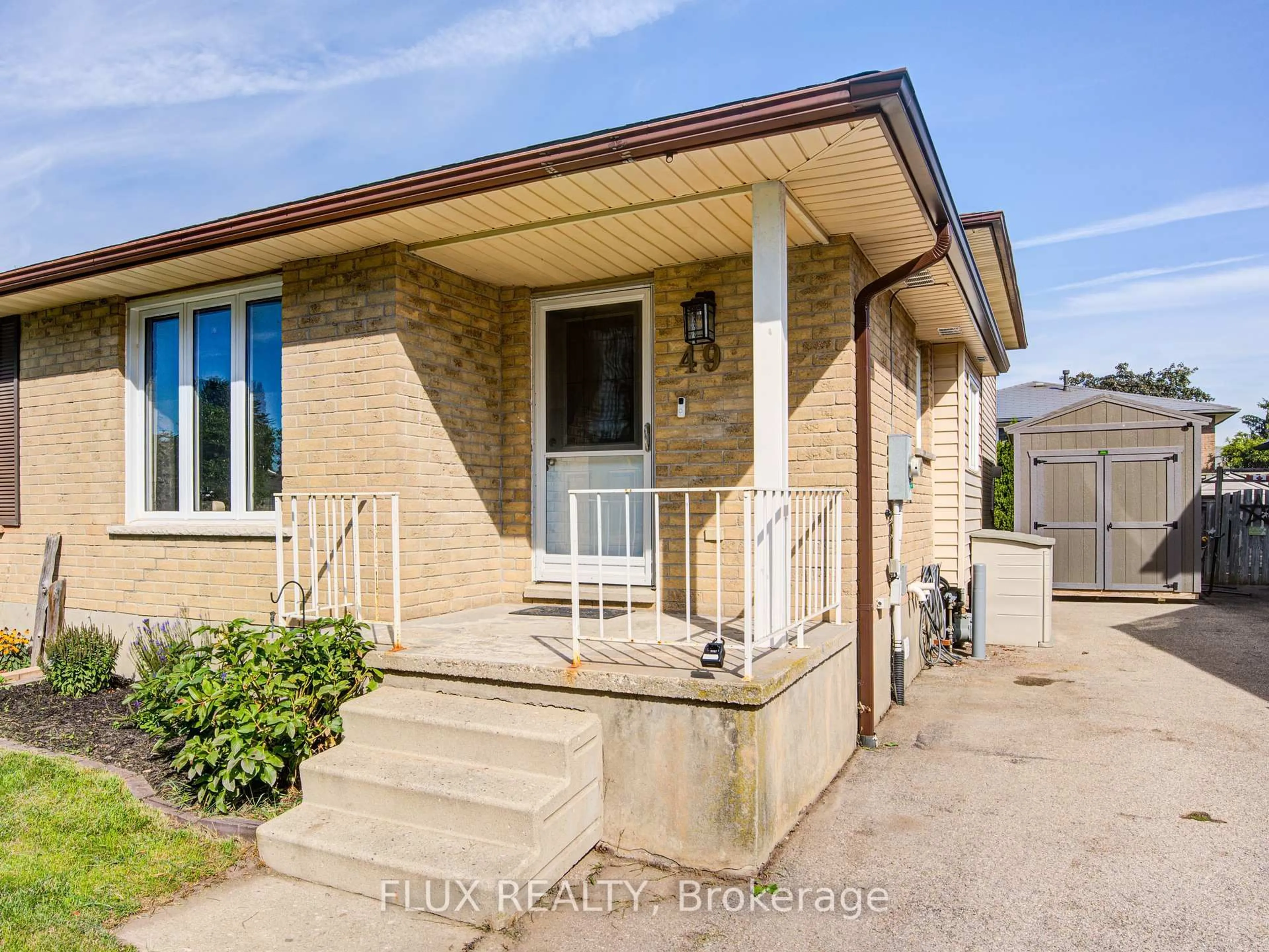 Home with brick exterior material, street for 49 Linden Crt, Stratford Ontario N5A 7P2