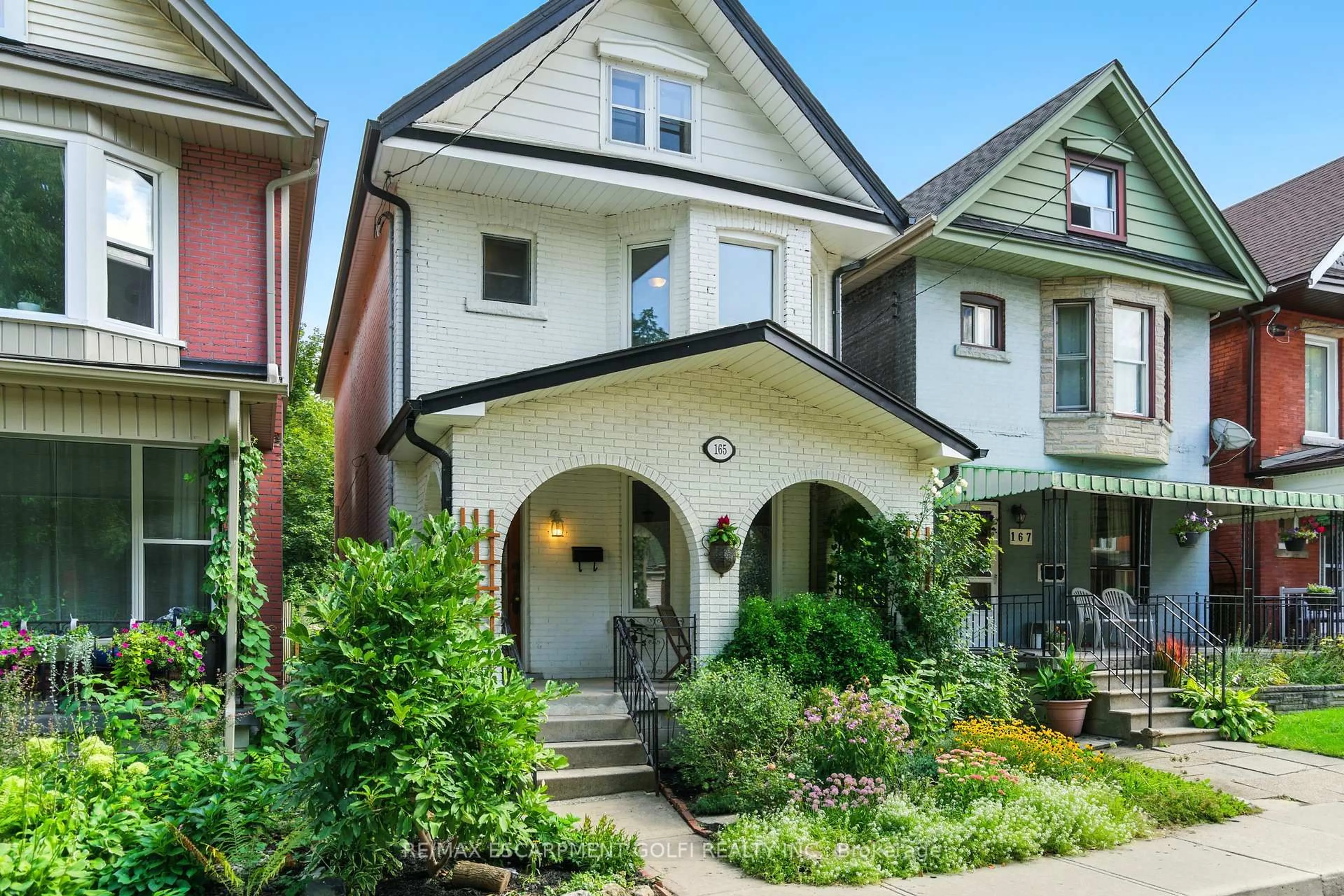 Home with brick exterior material, street for 165 Burris St, Hamilton Ontario L8M 2J7