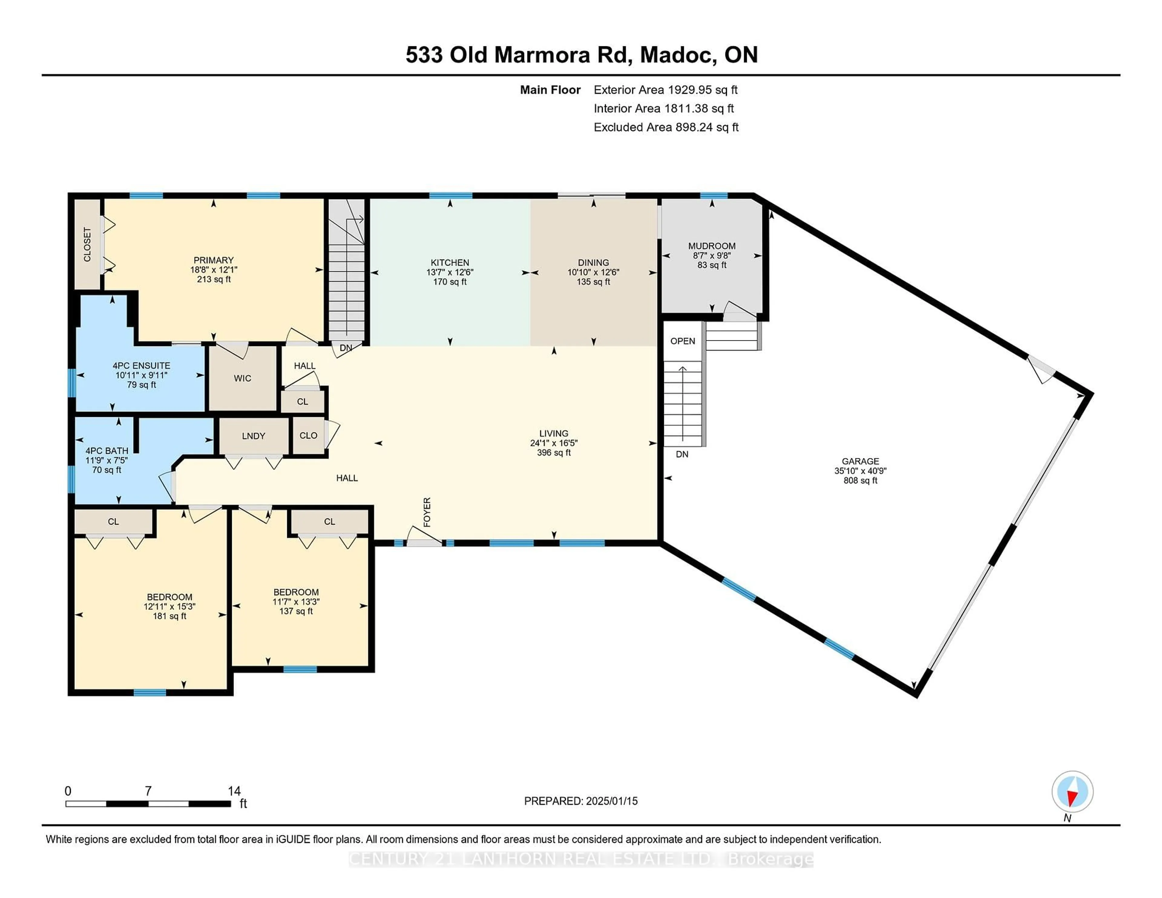 Floor plan for 533 Old Marmora Rd, Madoc Ontario K0K 2K0