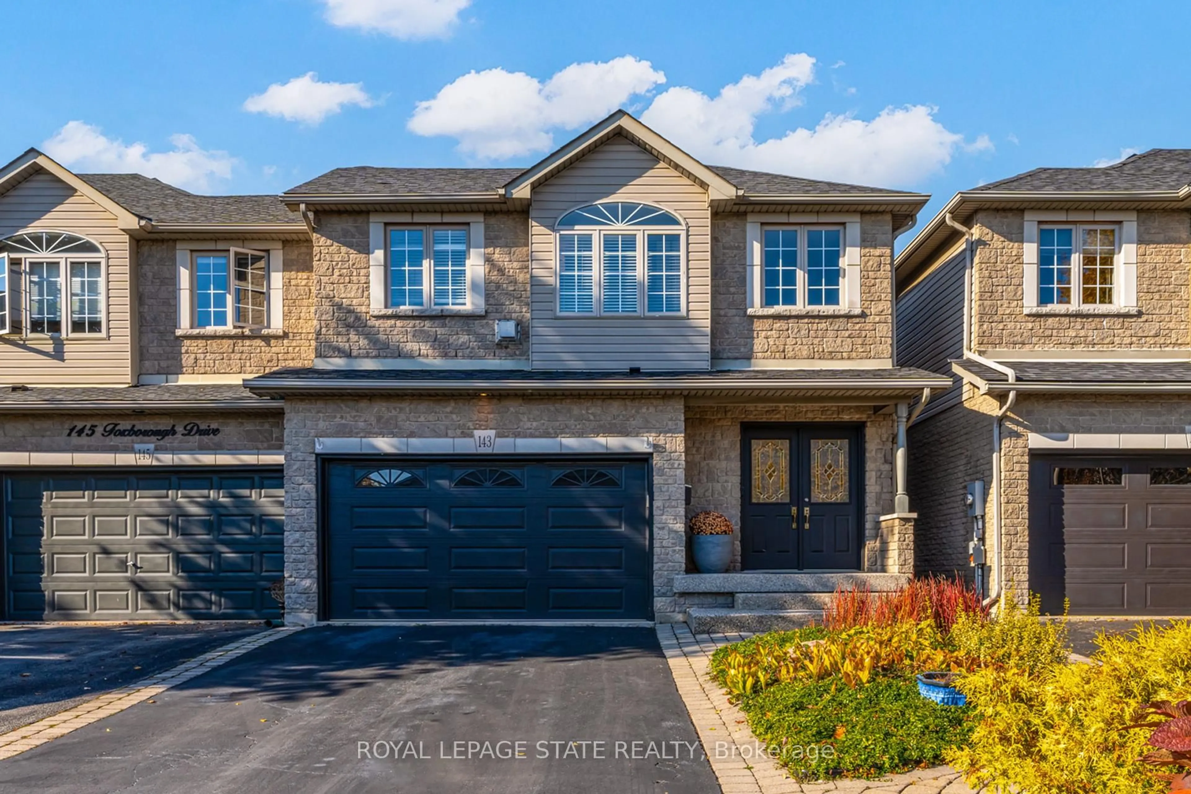 Home with brick exterior material, street for 143 Foxborough Dr, Hamilton Ontario L9G 4Z1