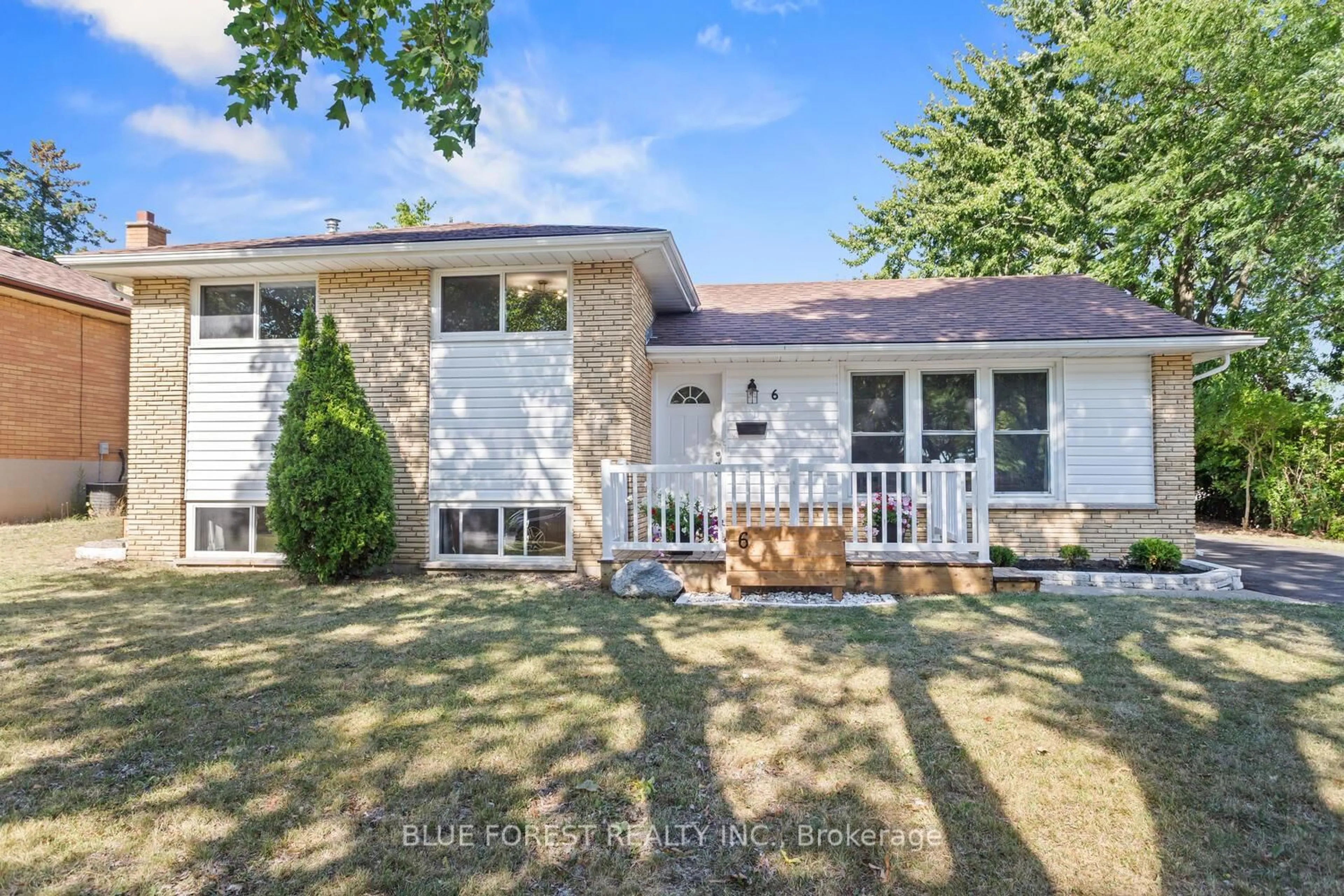 Home with vinyl exterior material, street for 6 Almond Rd, London South Ontario N5Z 4C2