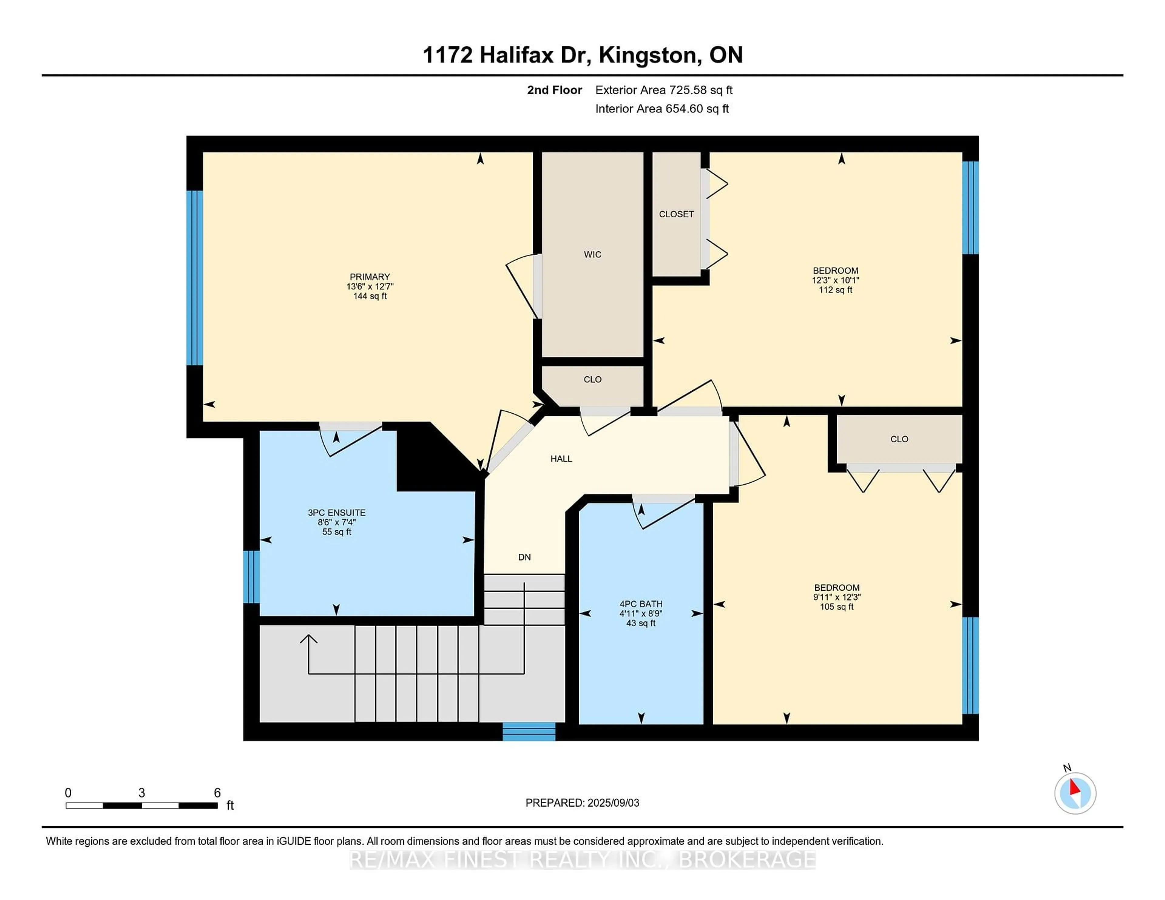 Floor plan for 1172 Halifax Dr, Kingston Ontario K7P 0C4