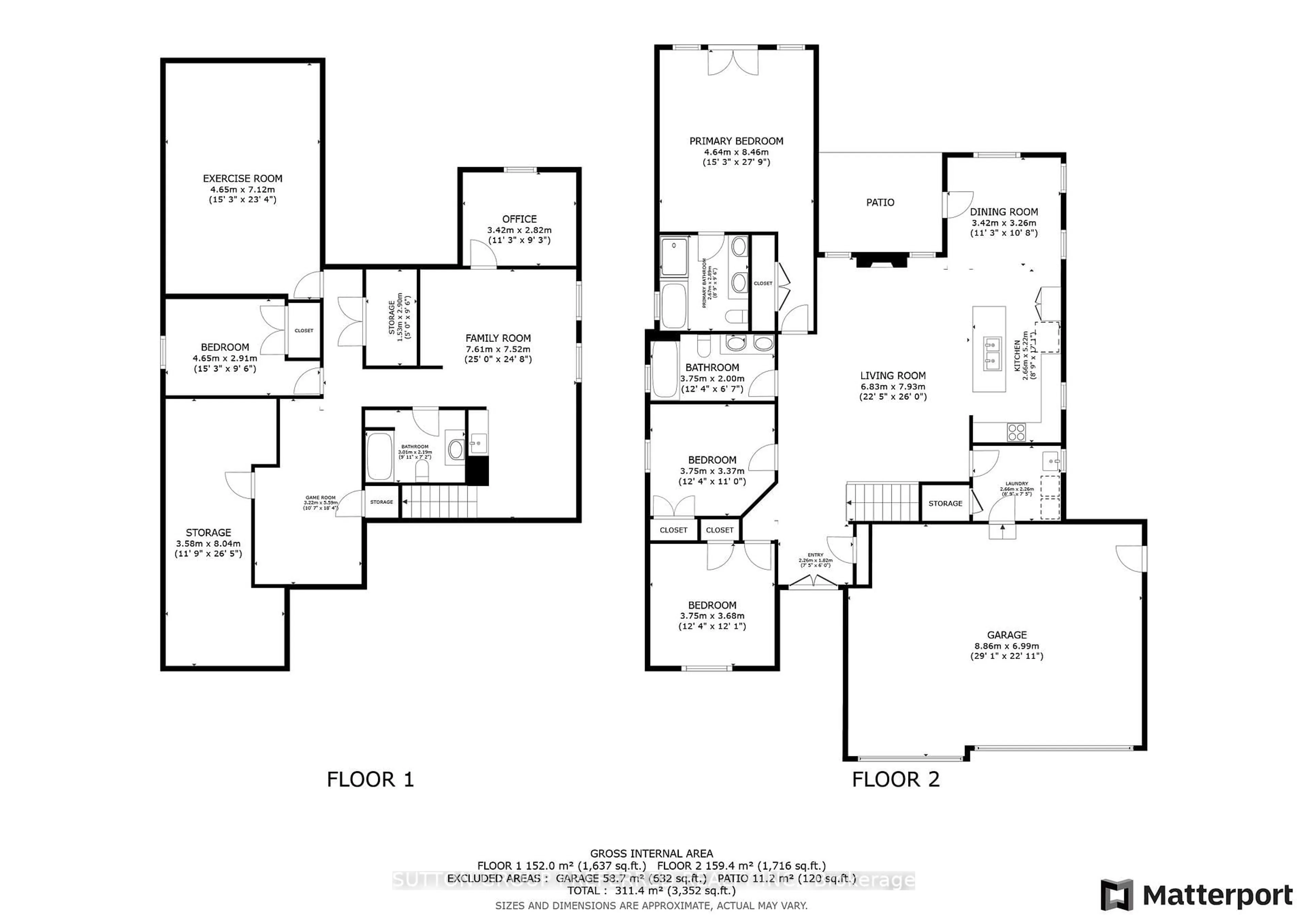 Floor plan for 3373 Pioneer Pkwy, London South Ontario N6P 0A8