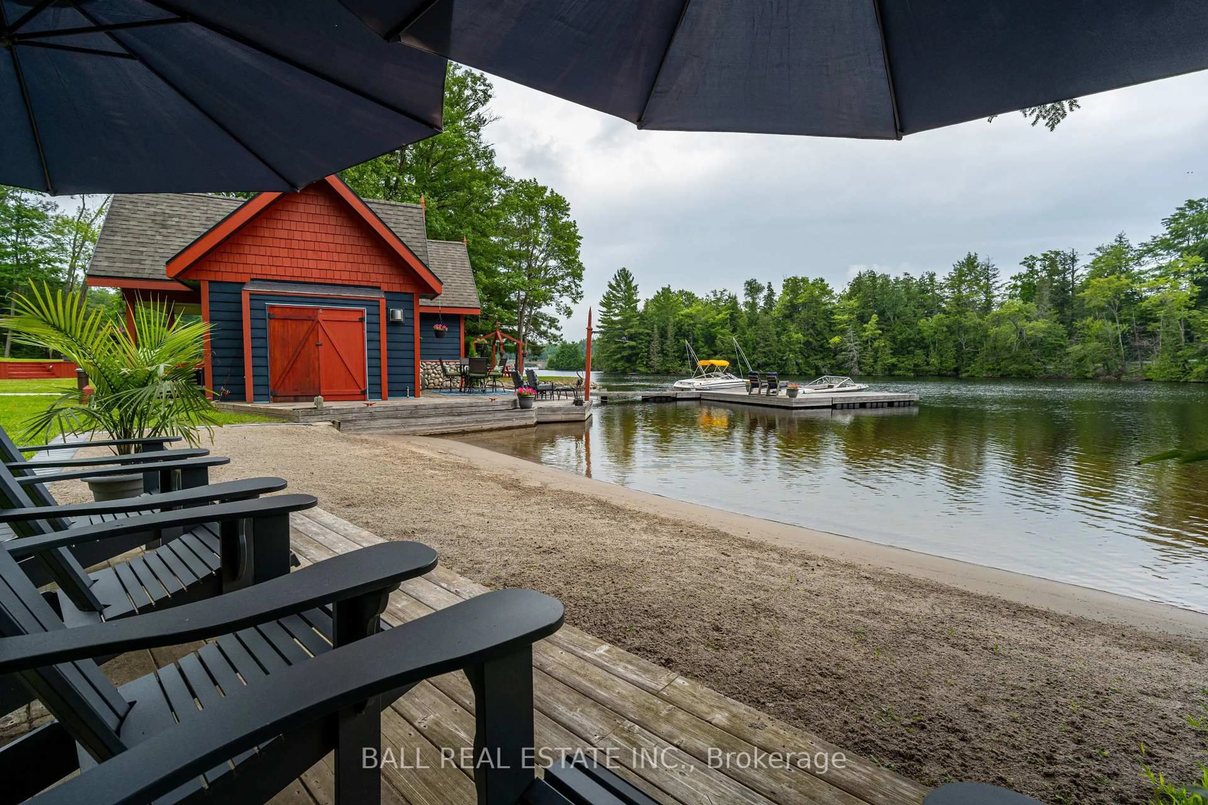 Patio, water/lake/river/ocean view for 33 Fire Route 210, Trent Lakes Ontario K0L 1J0