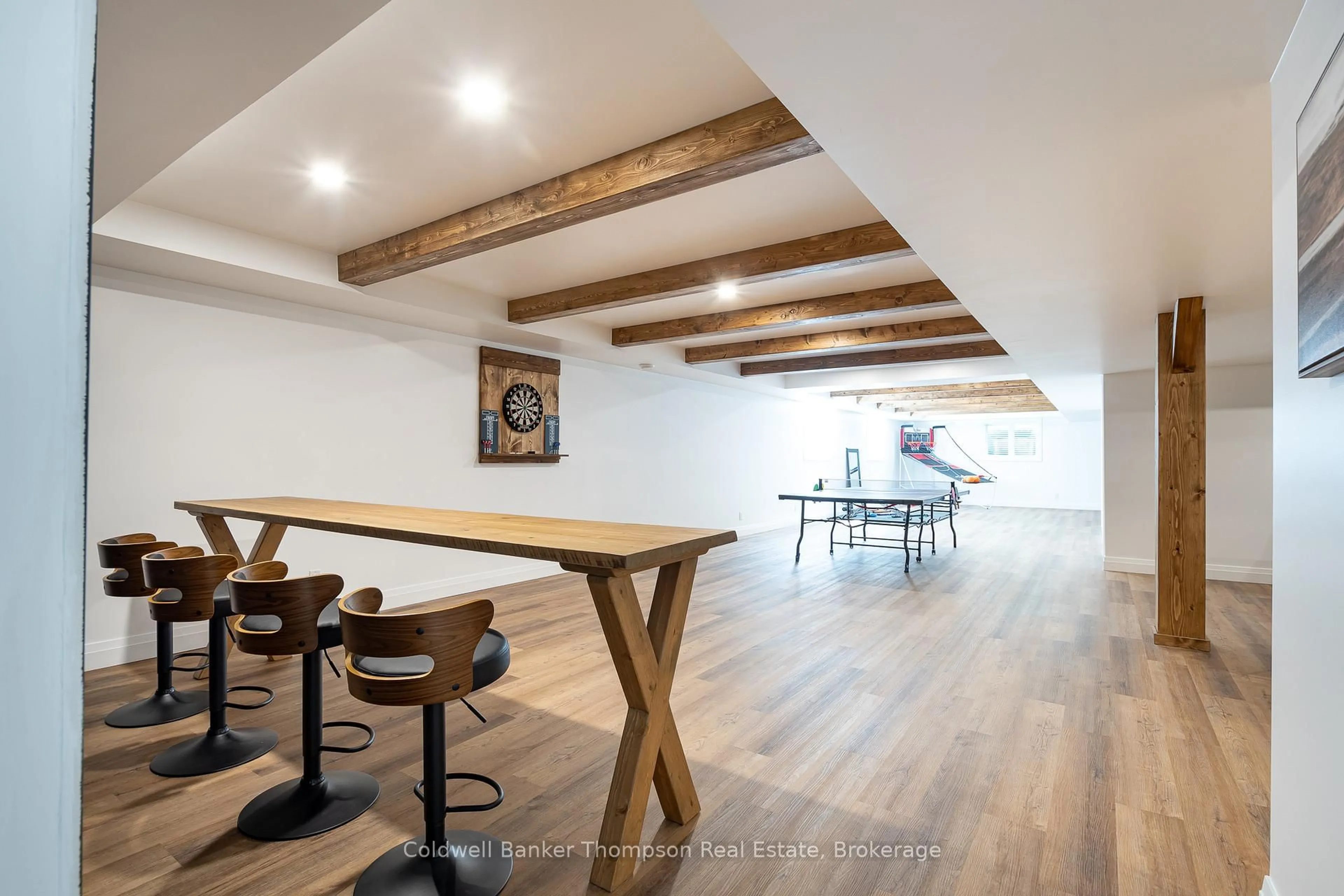 Dining room, wood/laminate floor for 187 Bay Lake Rd, Perry Ontario P0A 1J0