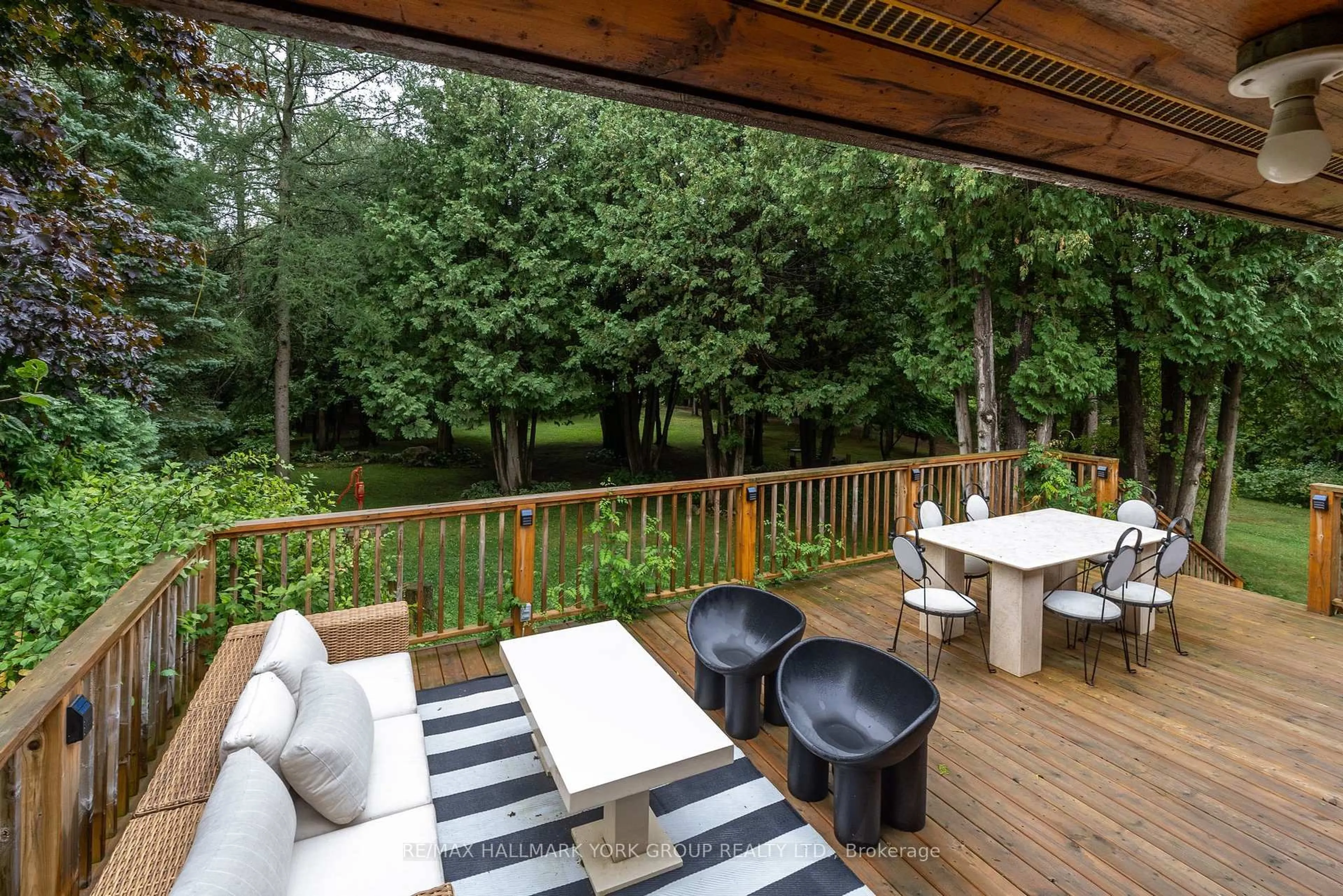 Patio, forest/trees view for 768 Traceys Hill Rd, Kawartha Lakes Ontario K0L 2W0