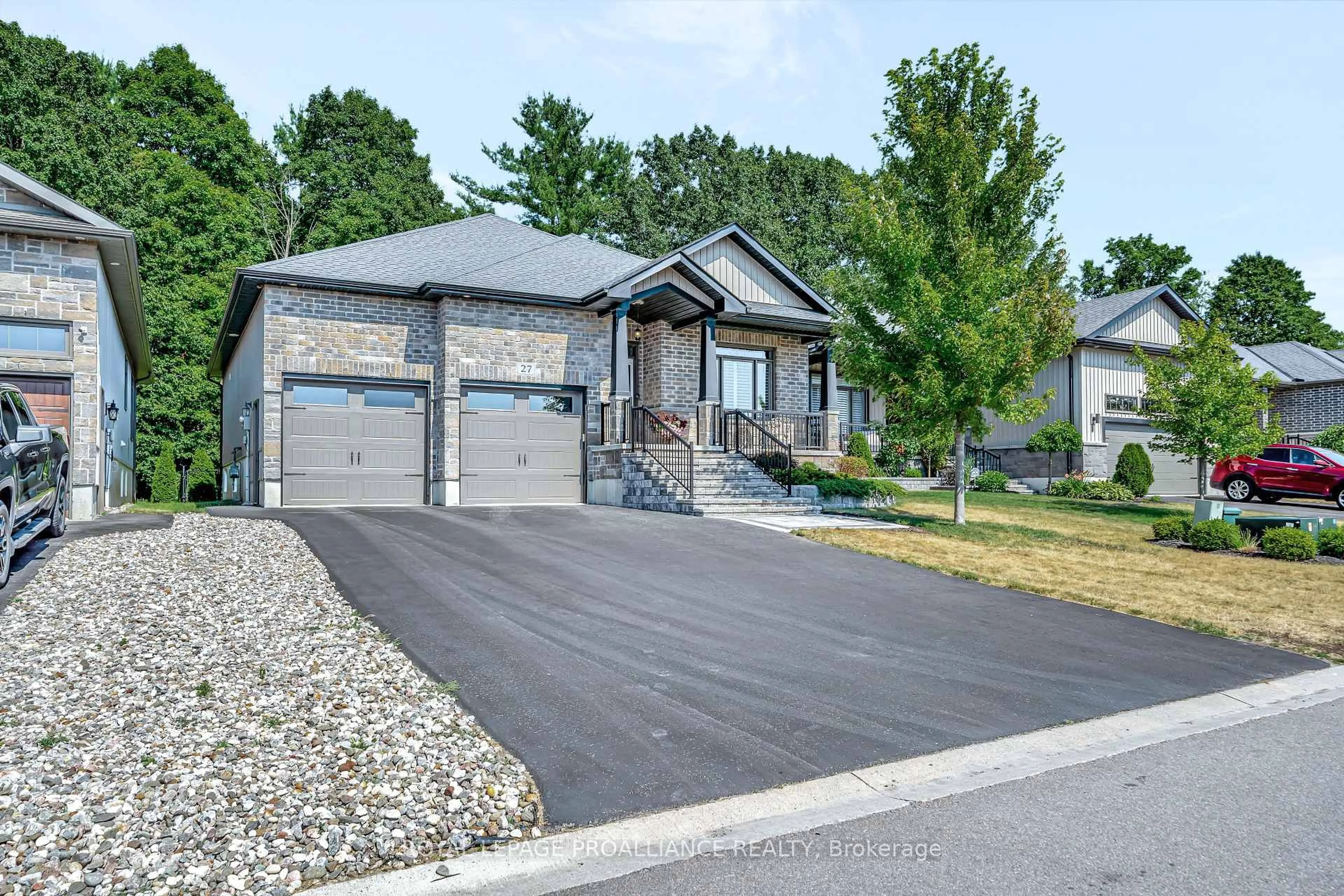 Home with brick exterior material, street for 27 Autumn Grve, Quinte West Ontario K8V 0G9
