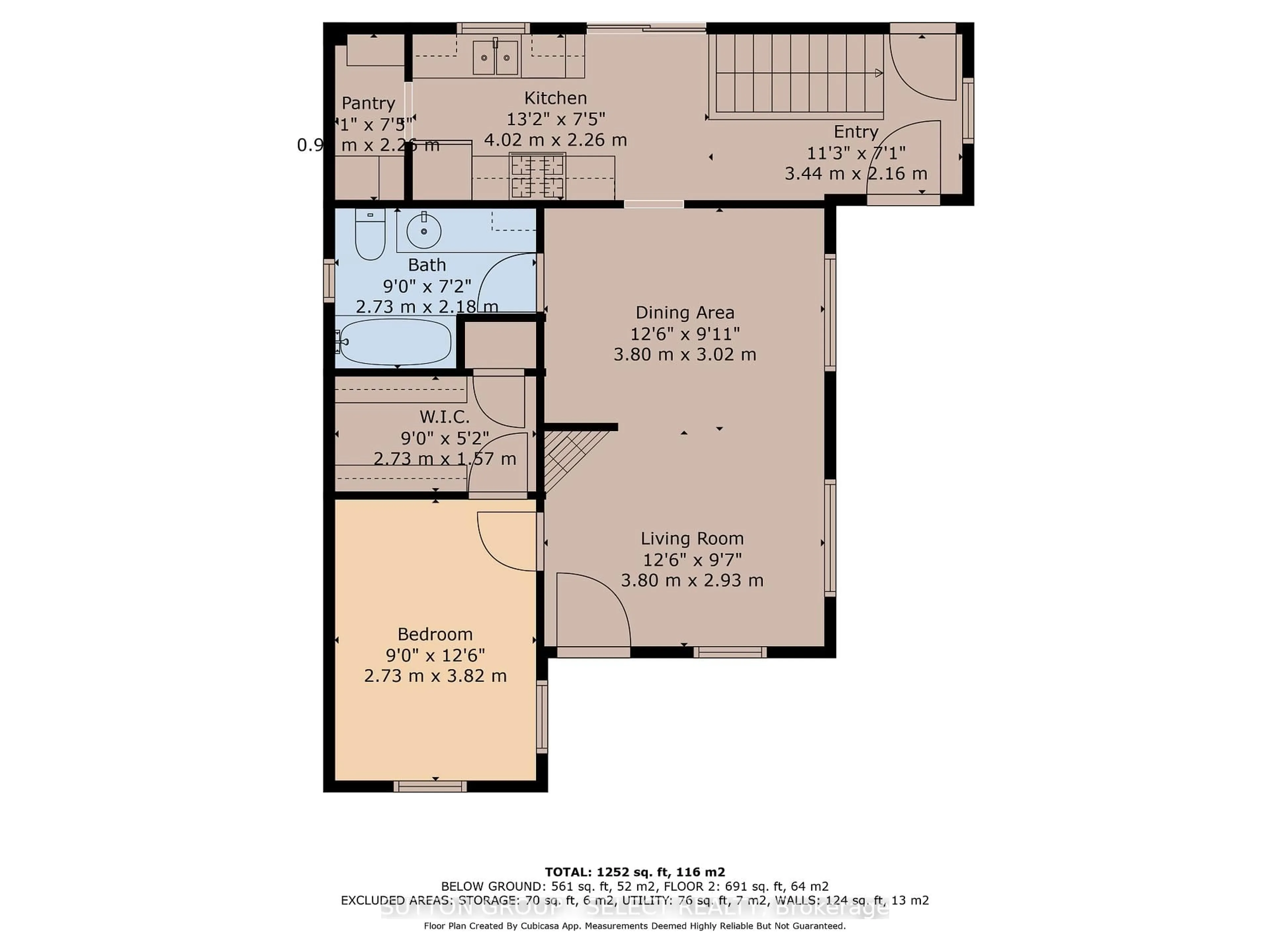 Floor plan for 56 BOULLEE St, London East Ontario N5Y 1T6