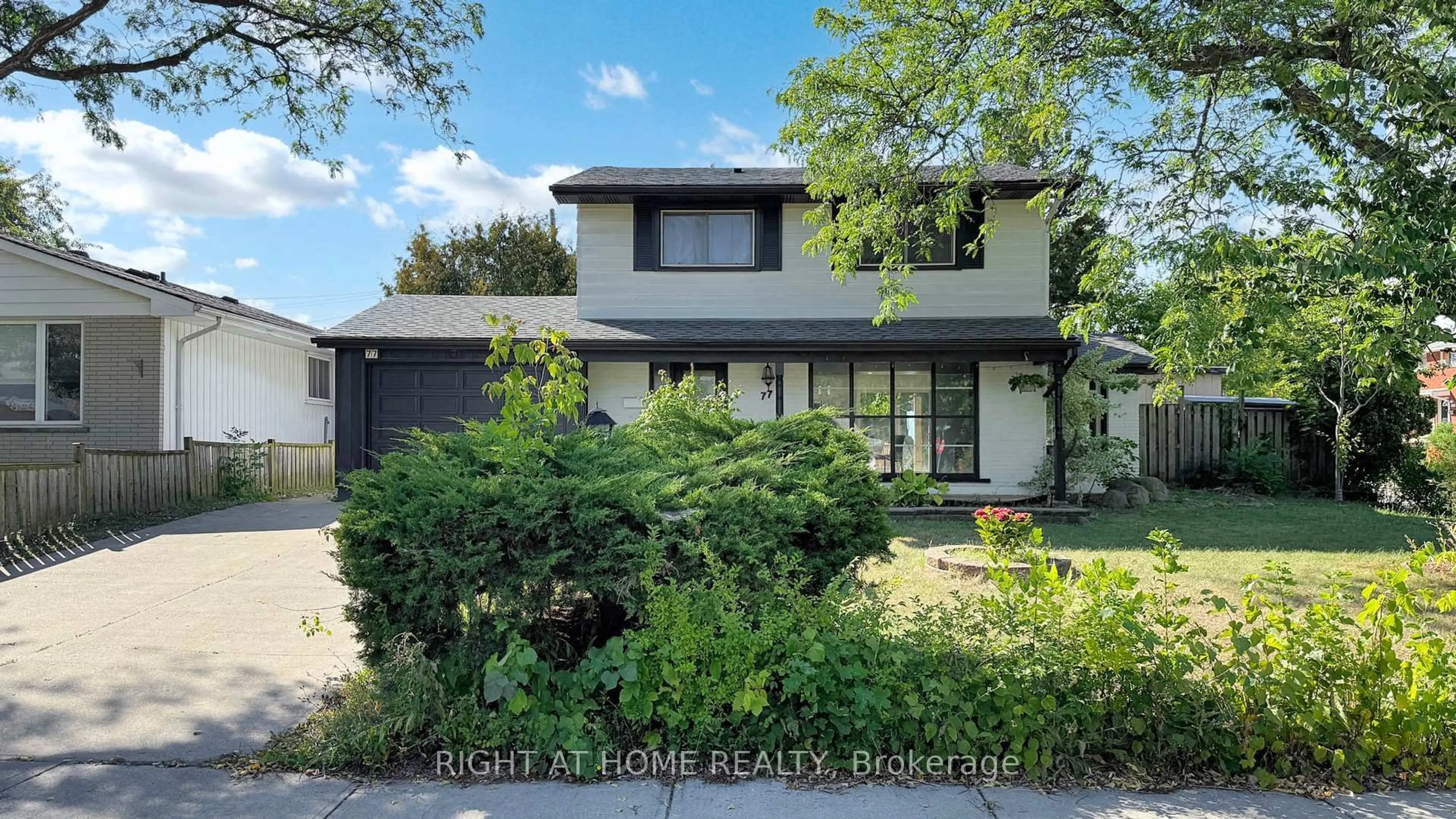 Home with brick exterior material, street for 77 Elford Cres, Hamilton Ontario L8K 5K8