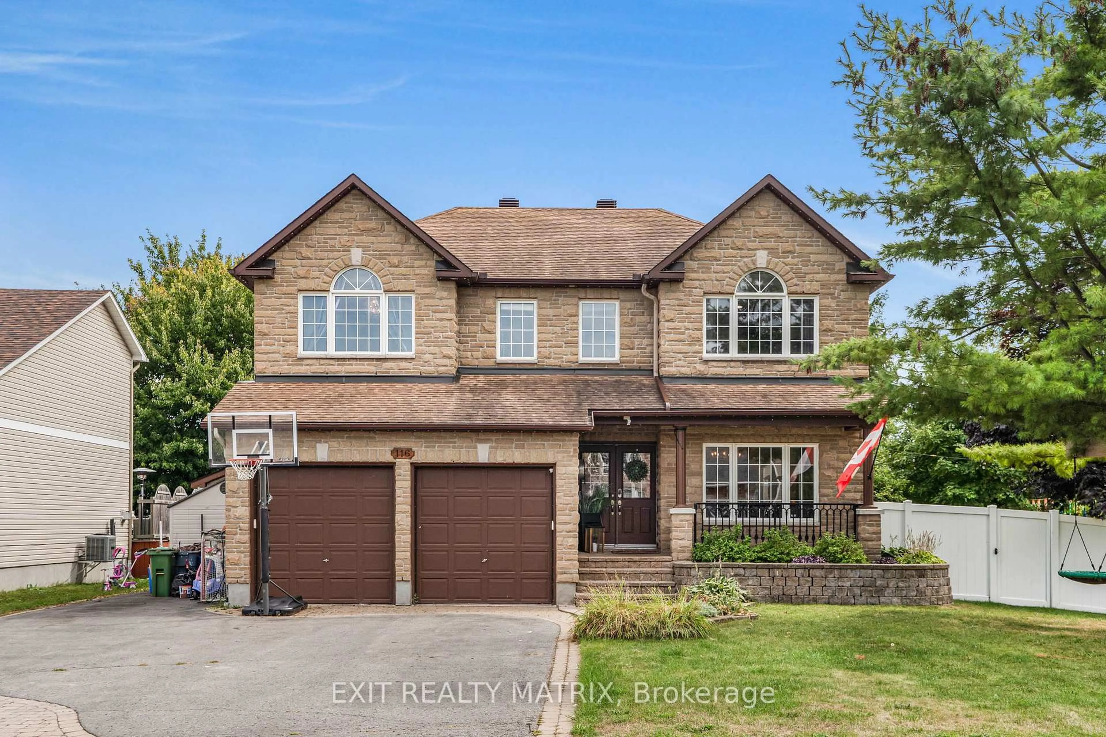 Home with brick exterior material, street for 116 LAMADELEINE Blvd, Russell Ontario K0A 1W1