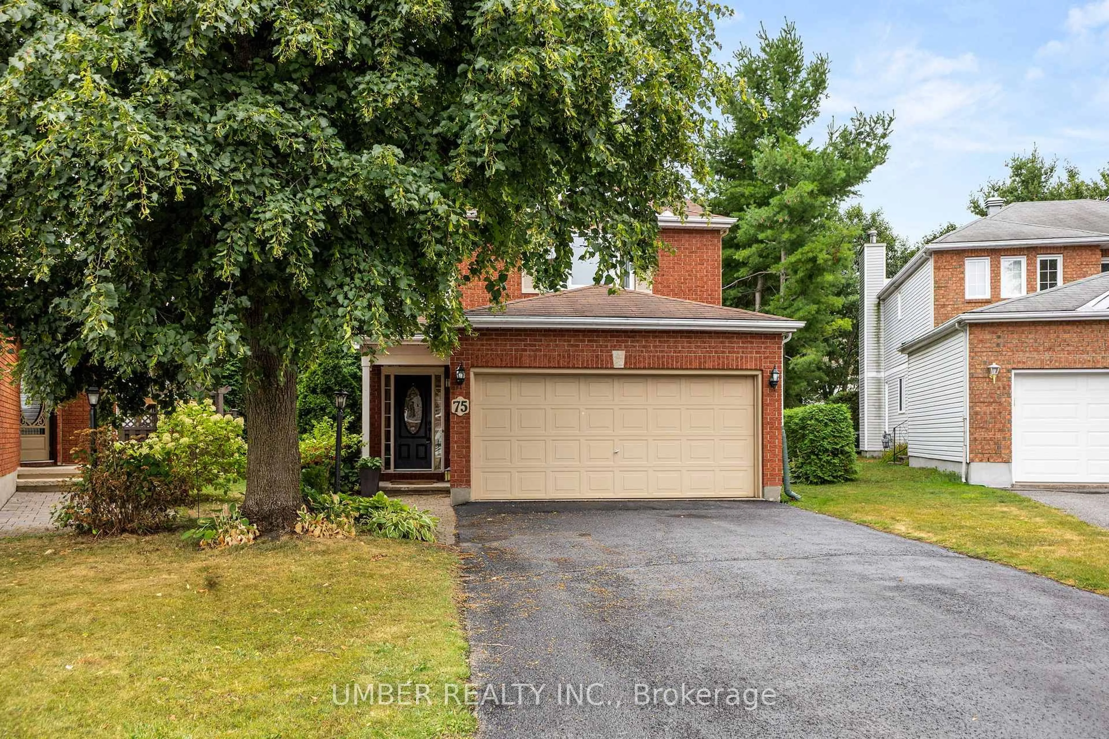 Home with brick exterior material, street for 75 Armagh Way, Ottawa Ontario K2J 4C1