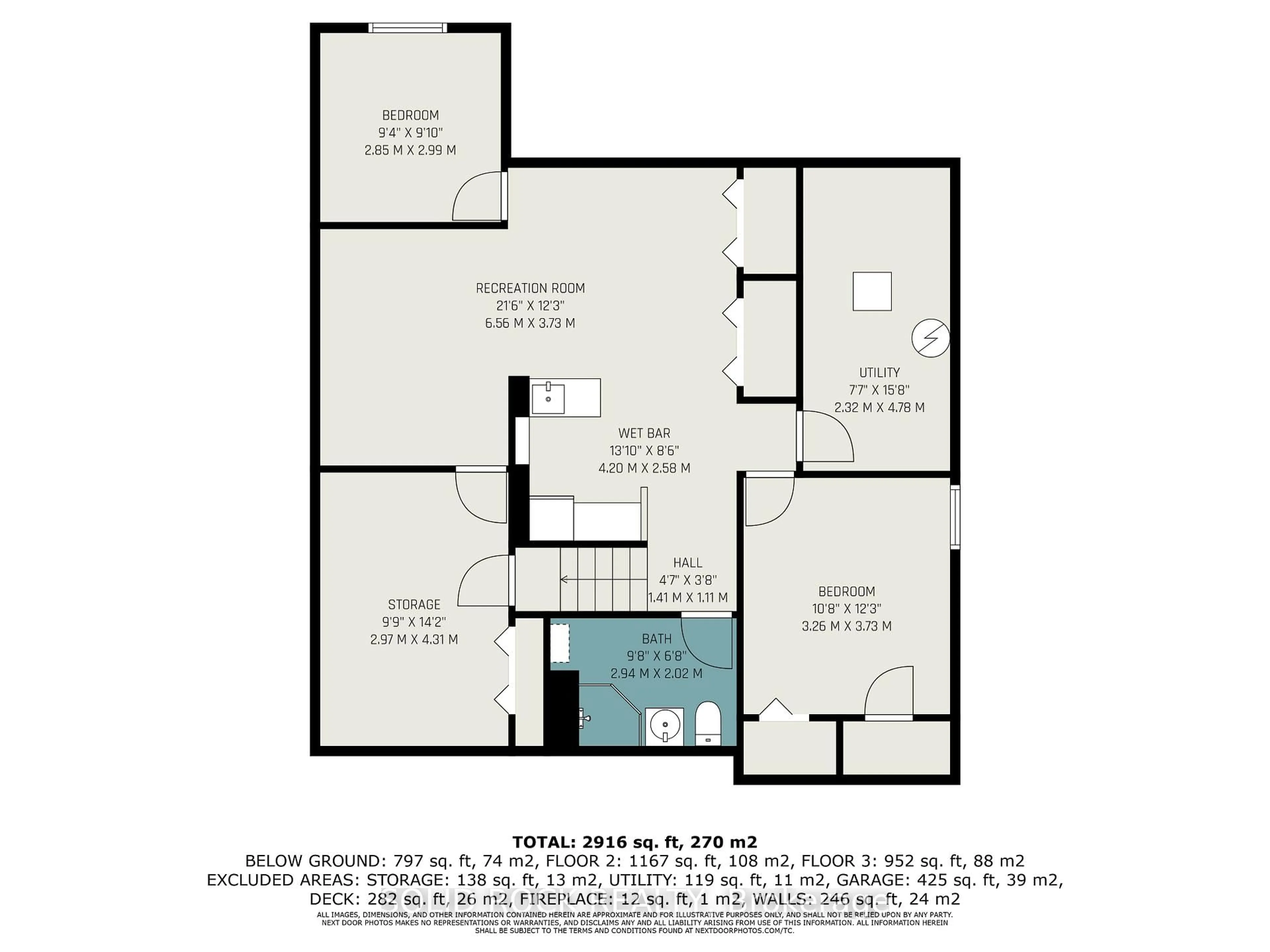Floor plan for 1674 Sansonnet St, Orleans Ontario K1C 5Y6