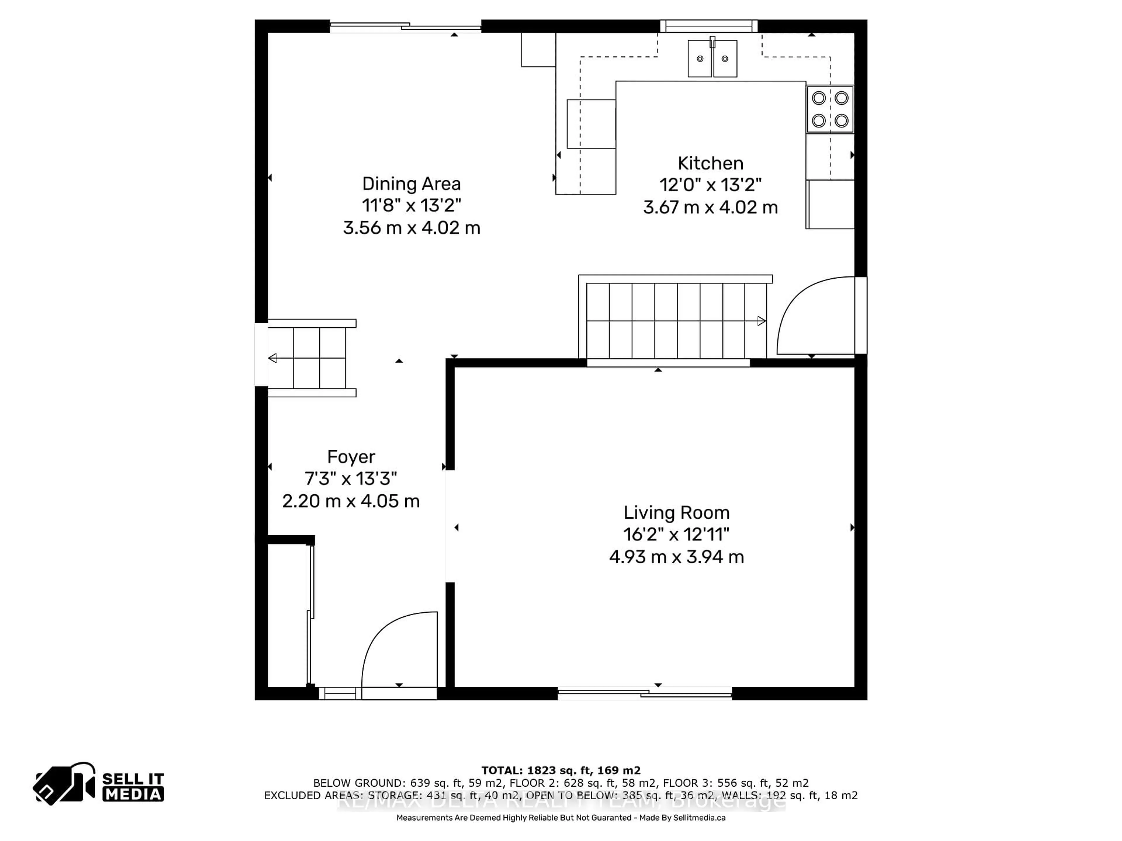 Floor plan for 1345 BELCOURT Blvd, Ottawa Ontario K1C 1L8