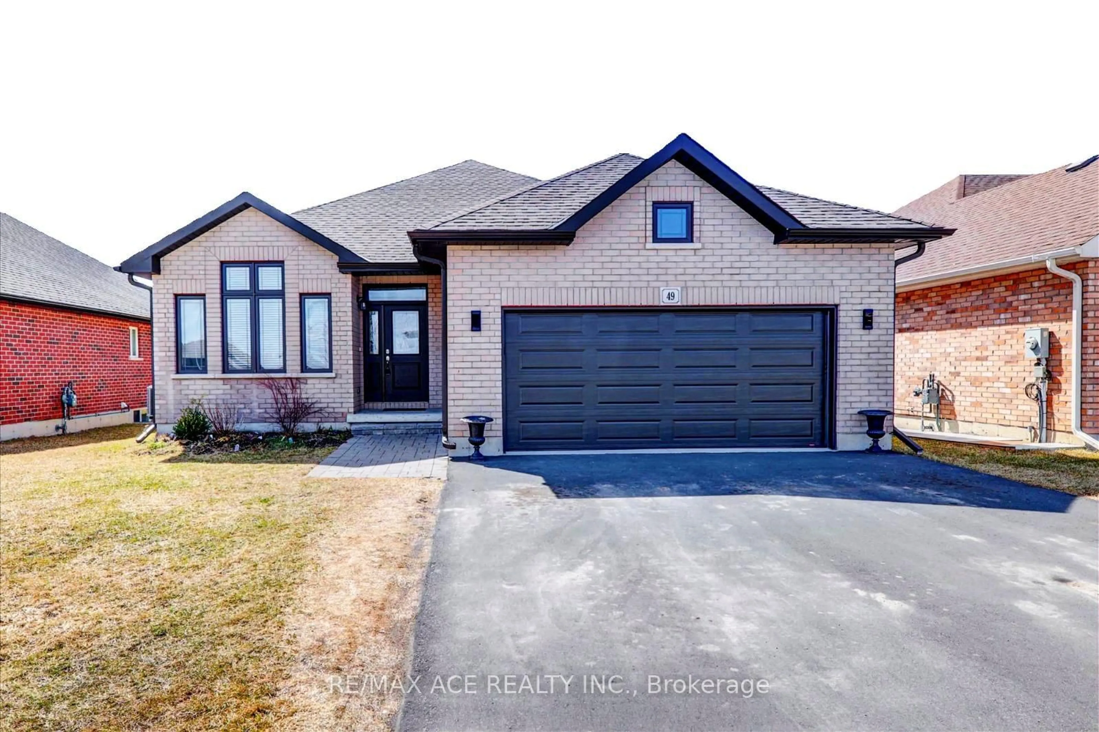 Home with brick exterior material, street for 49 Covington Cres, Belleville Ontario K8N 0K9