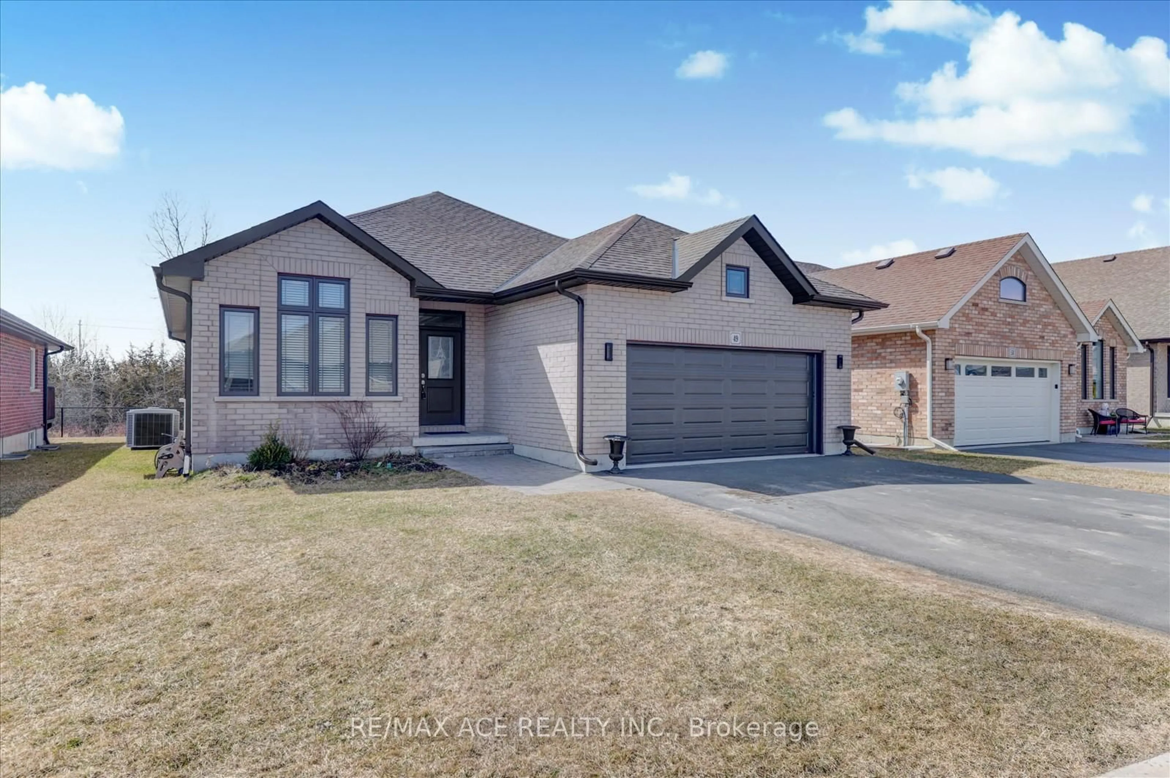 Home with brick exterior material, street for 49 Covington Cres, Belleville Ontario K8N 0K9