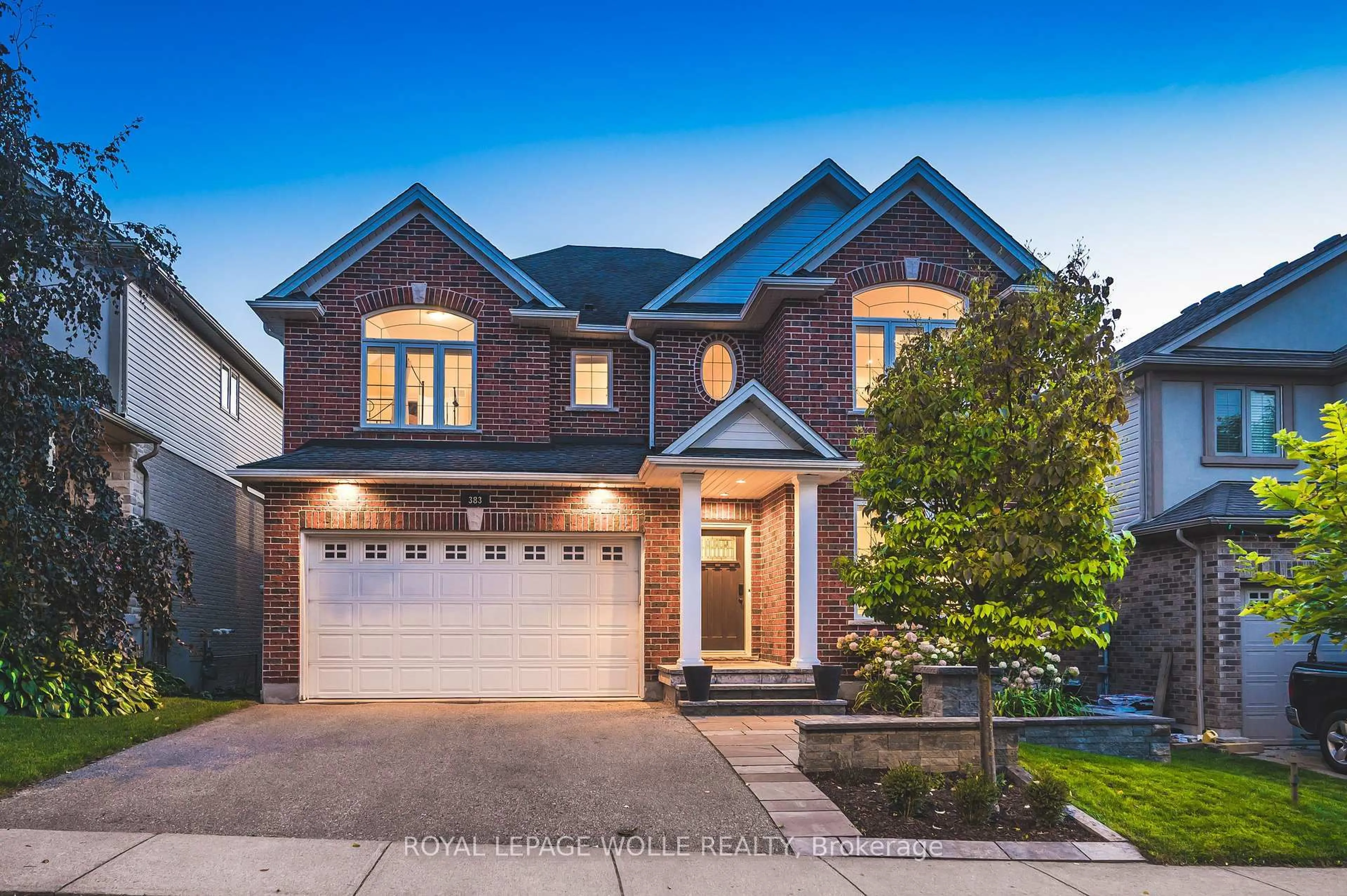 Home with brick exterior material, street for 383 Red Osier Rd, Waterloo Ontario N2V 2W1