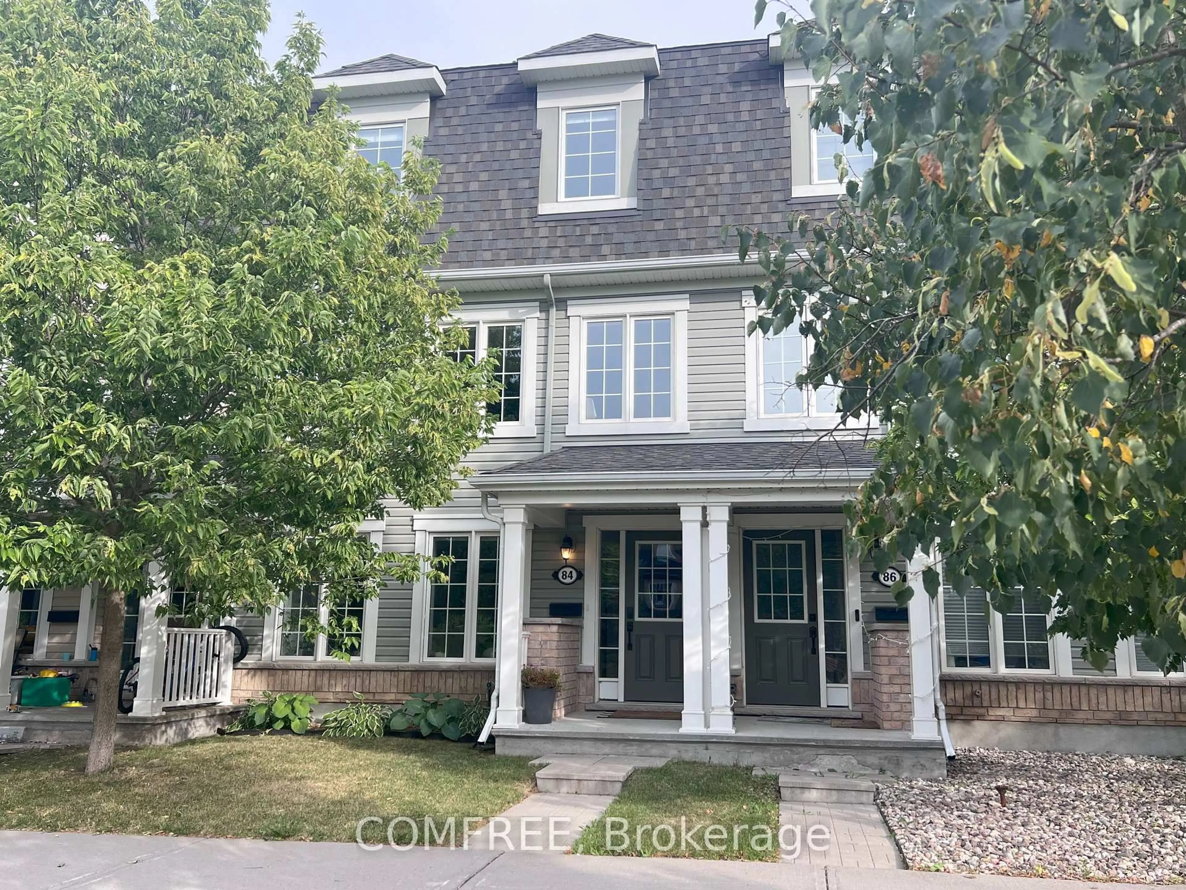 Home with brick exterior material, street for 84 Brisote Lane, Stittsville Ontario K2S 0V3
