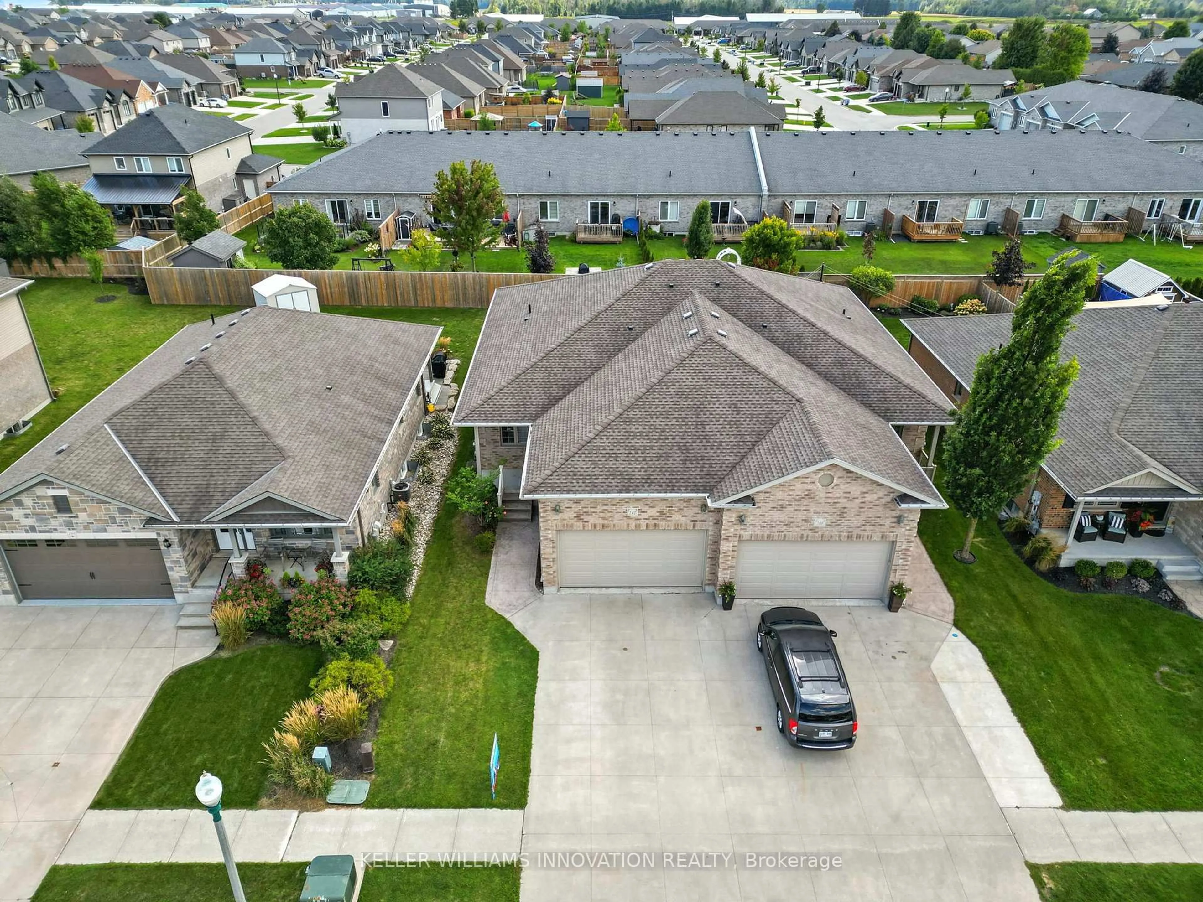 A pic from outside/outdoor area/front of a property/back of a property/a pic from drone, street for 242 Hutton St, North Perth Ontario N4W 0C1