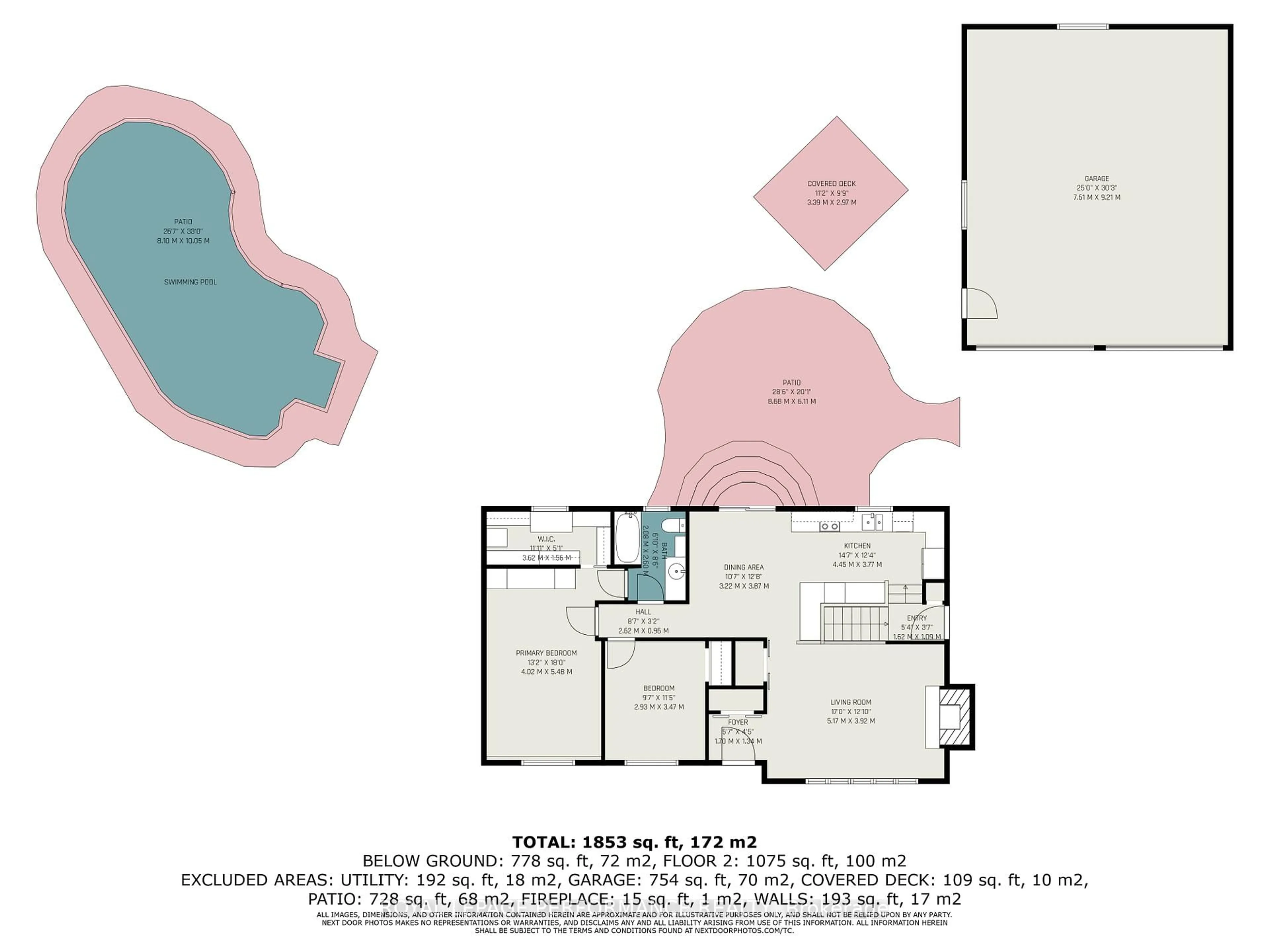 Floor plan for 934 Galaxie Ave, Ottawa Ontario K4B 1M5