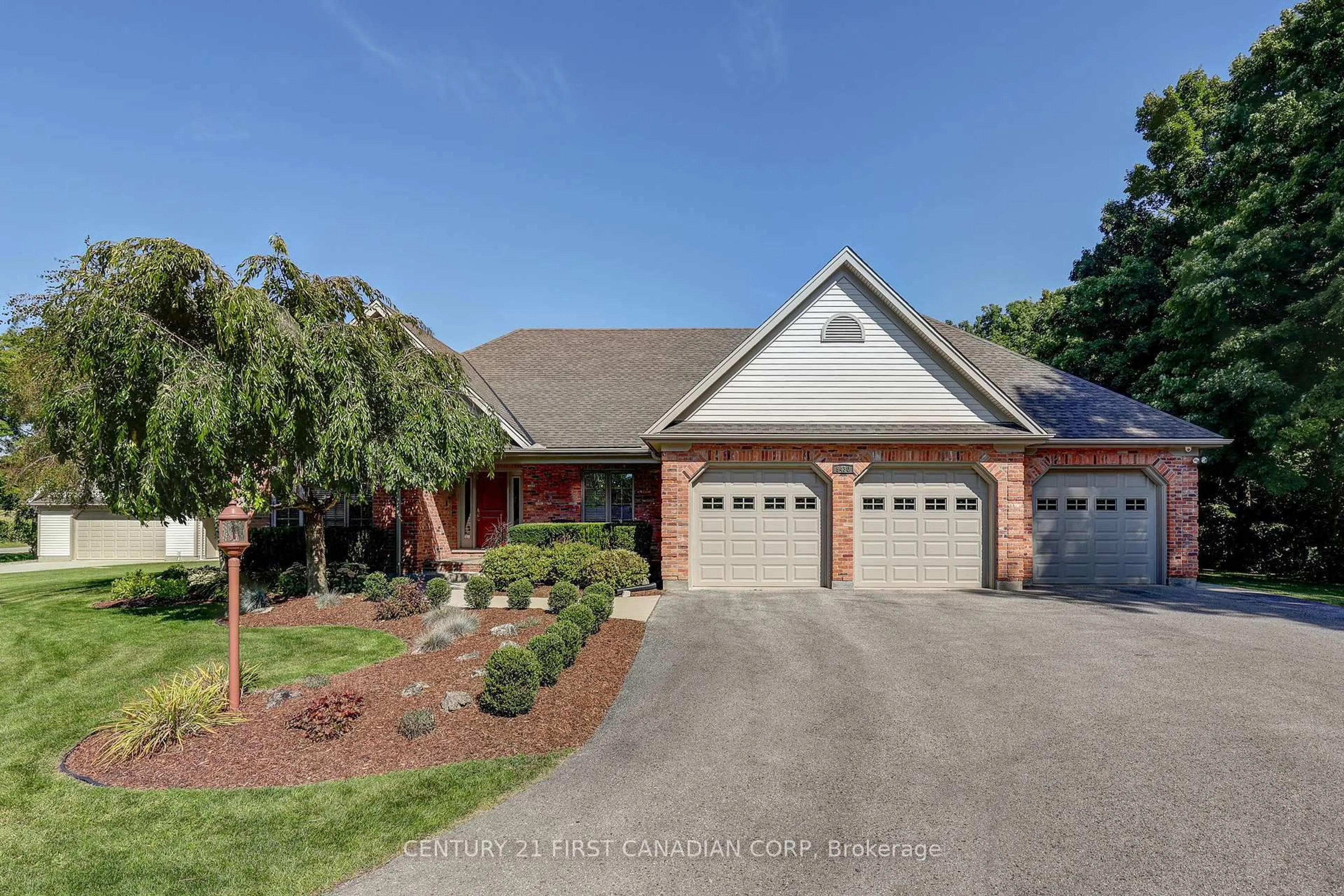 Home with brick exterior material, street for 9430 Elviage Dr, London South Ontario N6K 4N5