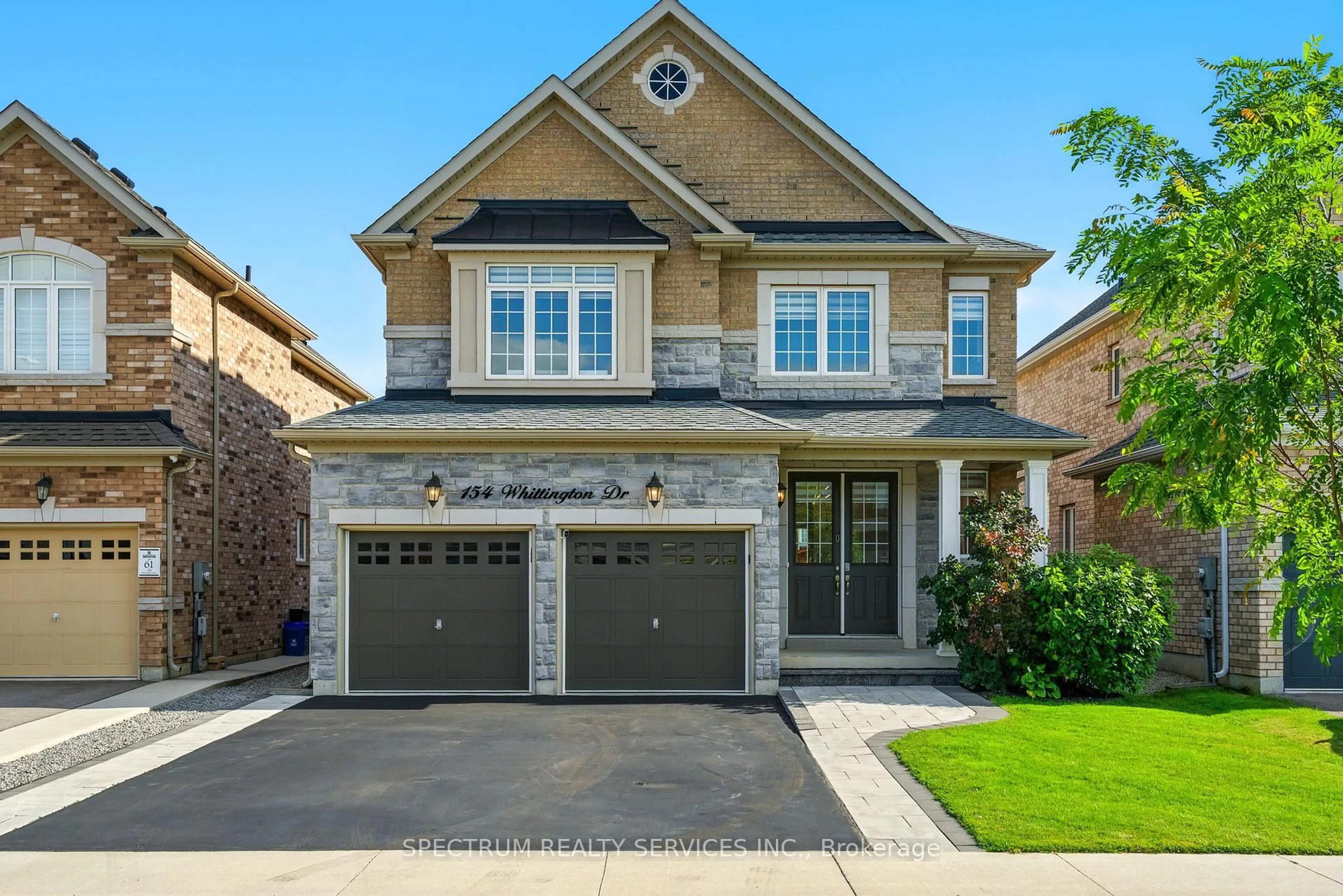 Home with brick exterior material, street for 154 Whittington Dr, Hamilton Ontario L9K 0H5