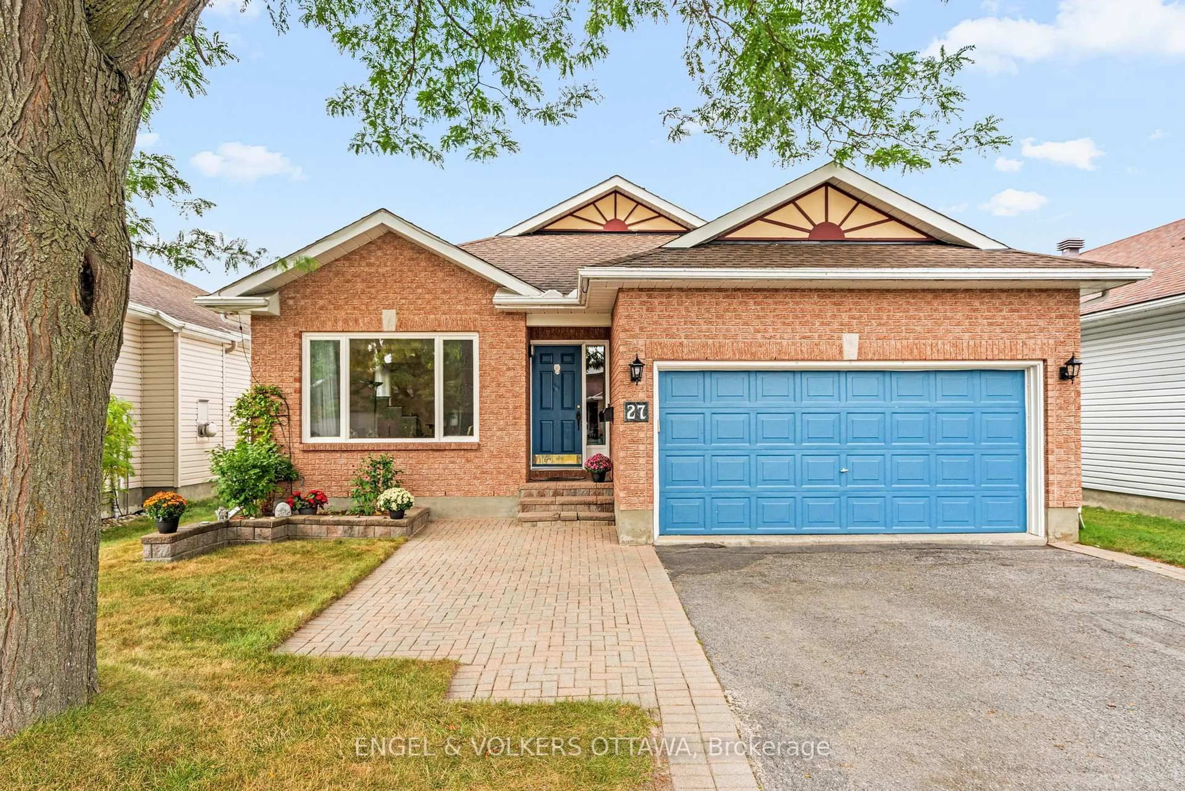 Home with brick exterior material, street for 27 Mayford Ave, Ottawa Ontario K2G 6A5